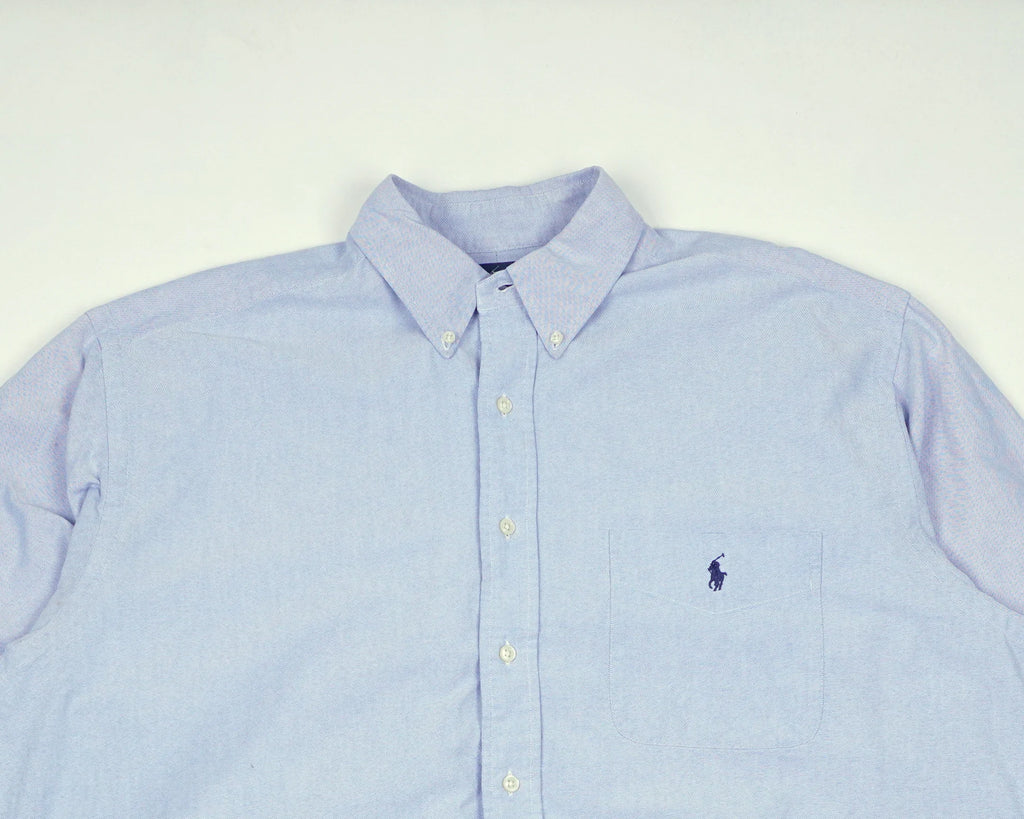Ralph Lauren Blue Button-up Shirt M Cotton