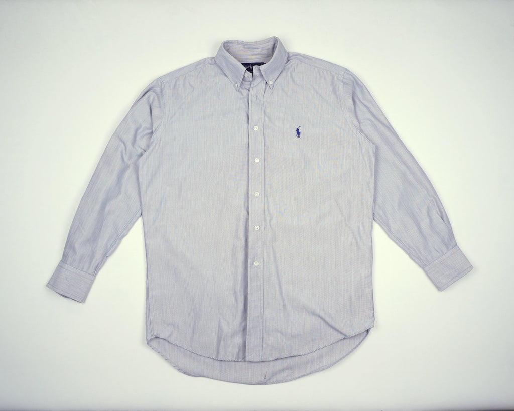 Ralph Lauren Blue Button-up Shirt XXL Cotton