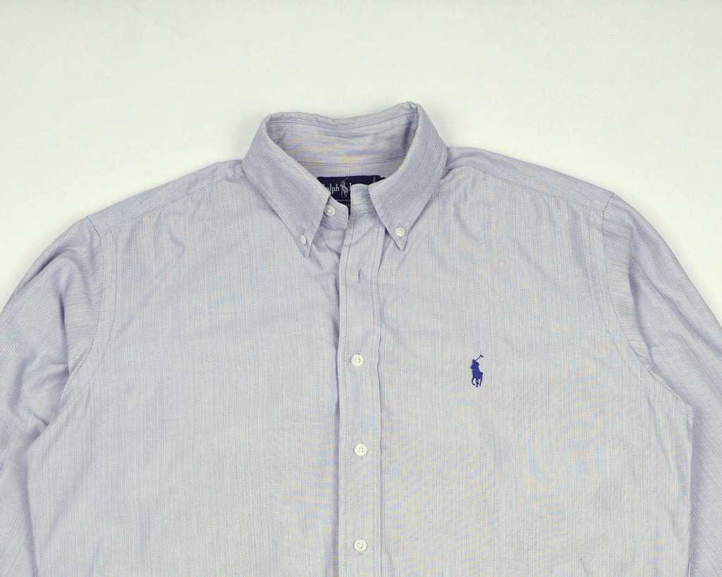 Ralph Lauren Blue Button-up Shirt XXL Cotton