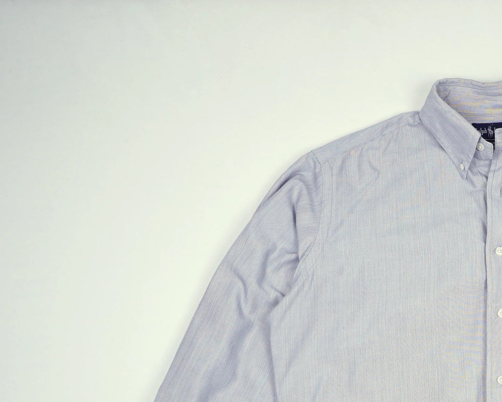 Ralph Lauren Blue Button-up Shirt XXL Cotton