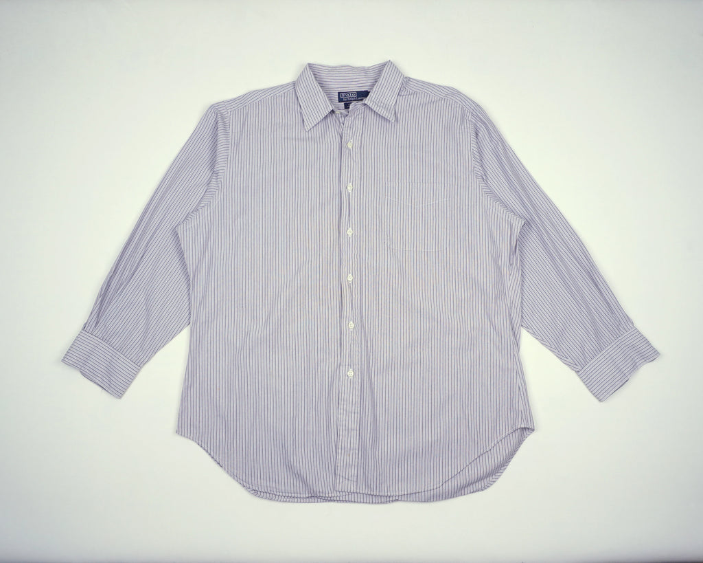 Ralph Lauren Blue Button-up Shirt L Cotton