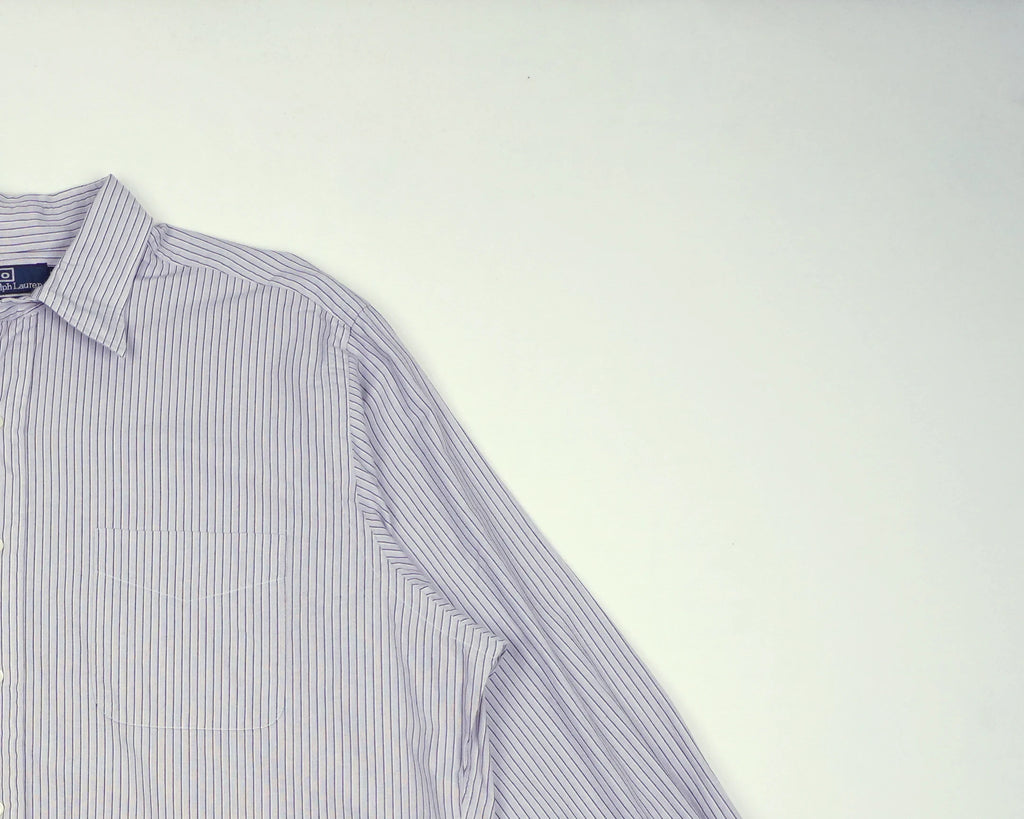 Ralph Lauren Blue Button-up Shirt L Cotton