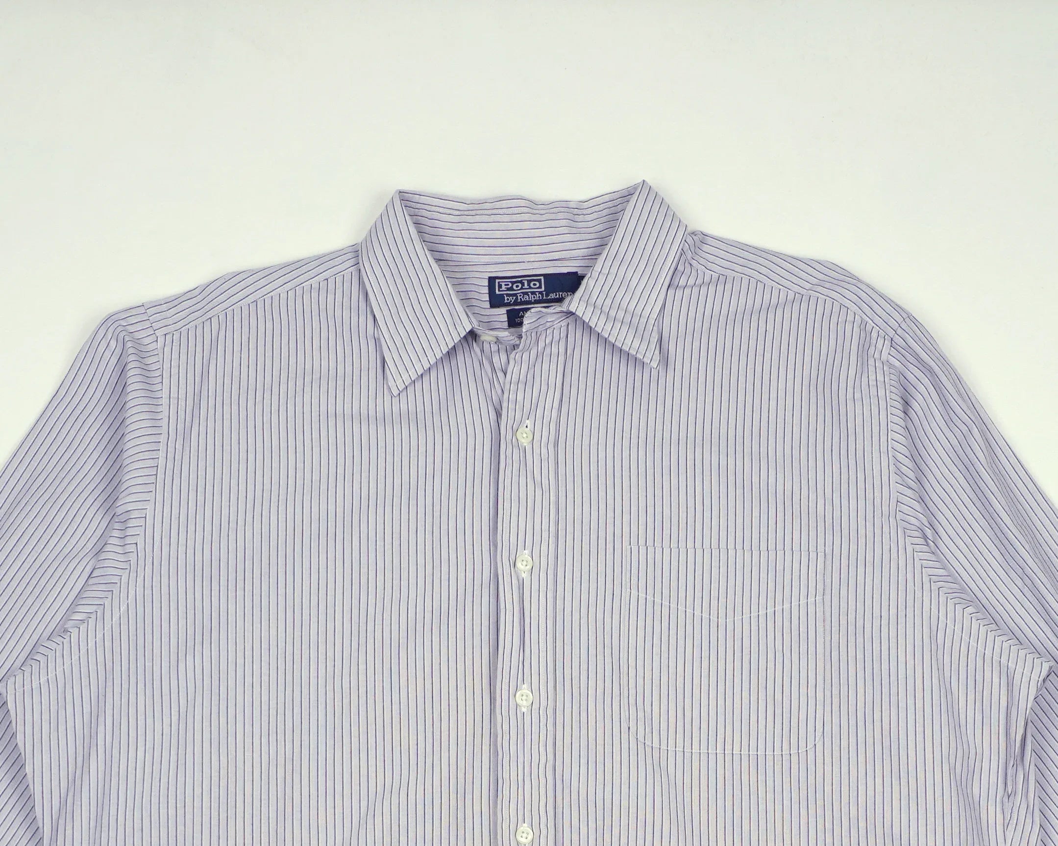 Ralph Lauren Blue Button-up Shirt L Cotton