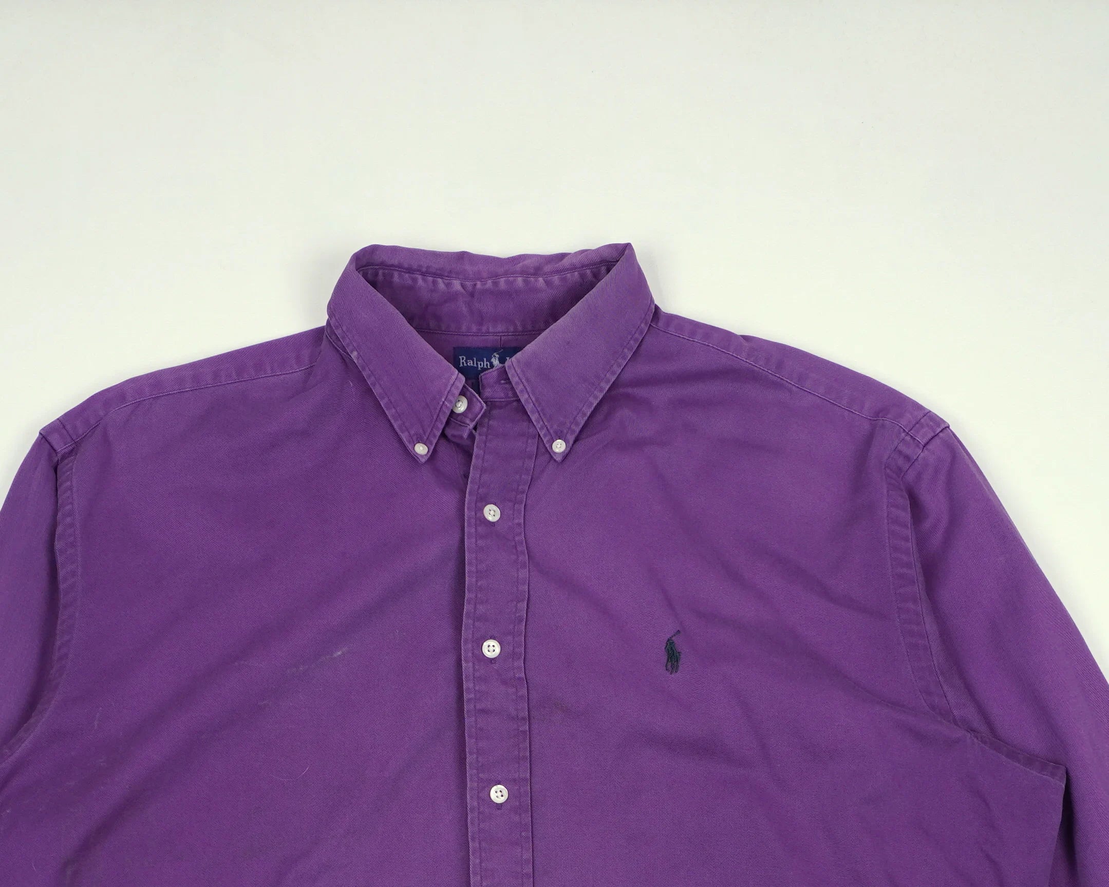 Ralph Lauren Purple Button-up Shirt XL Cotton