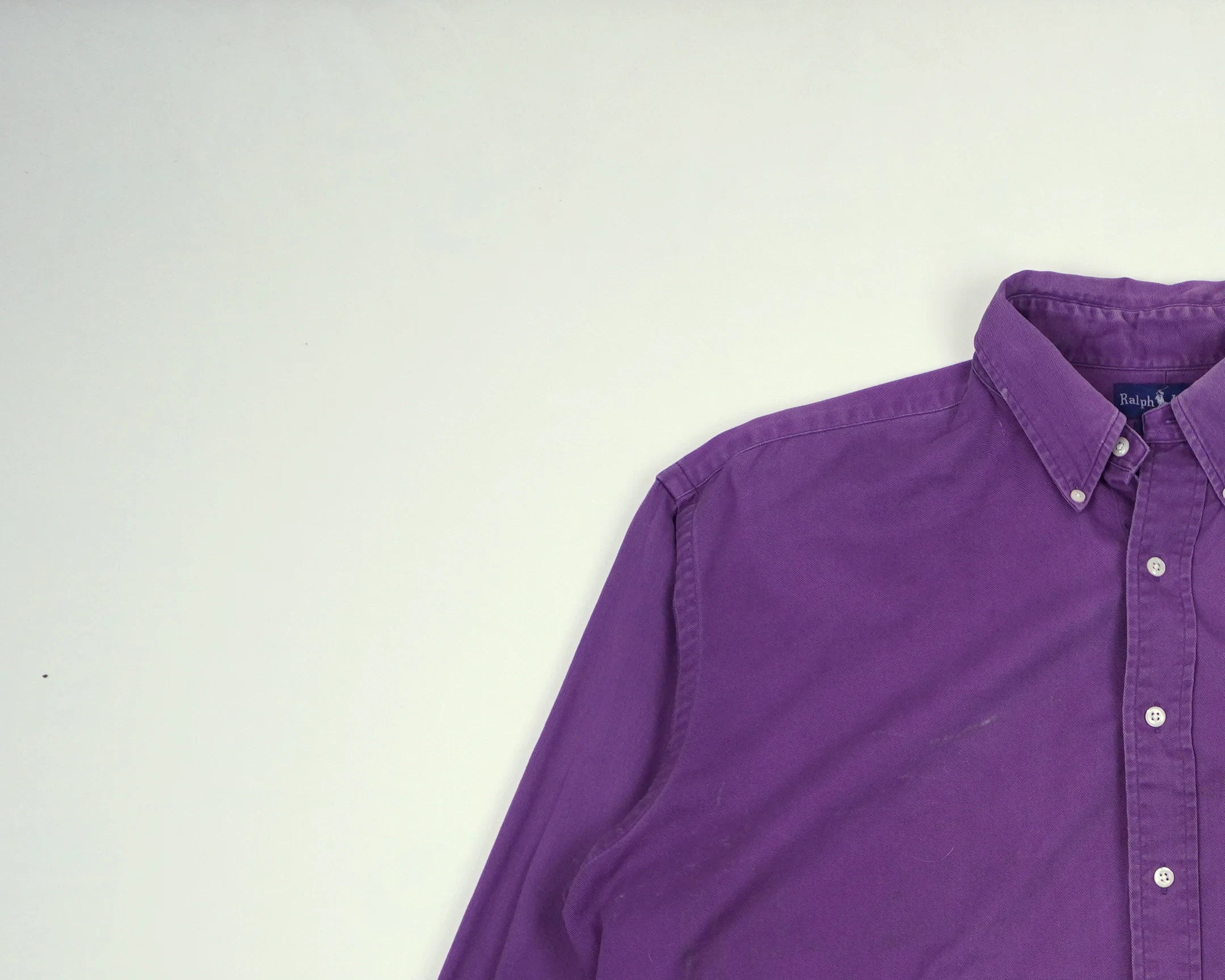 Ralph Lauren Purple Button-up Shirt XL Cotton