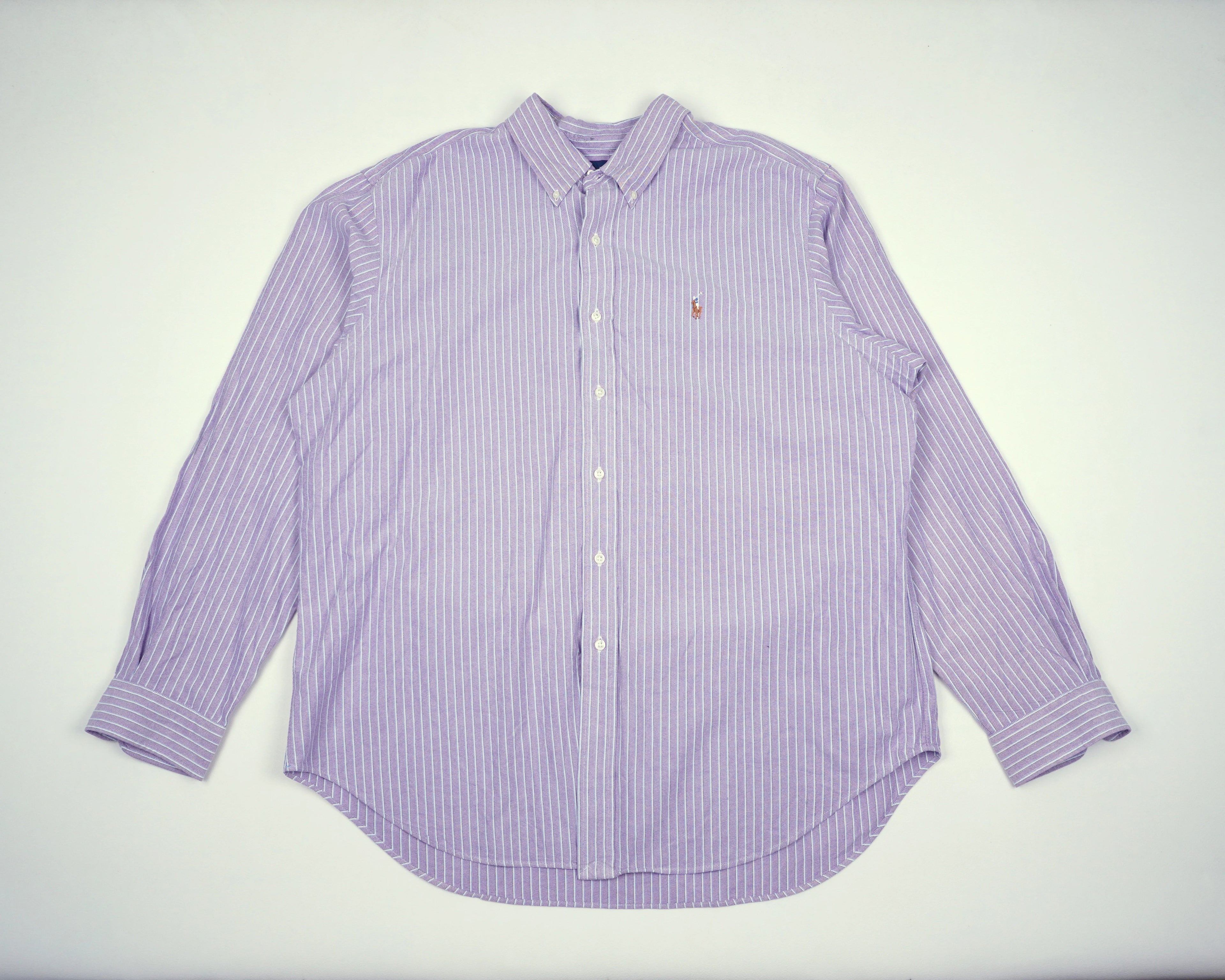 Ralph Lauren Purple Button-up Shirt XXL Cotton