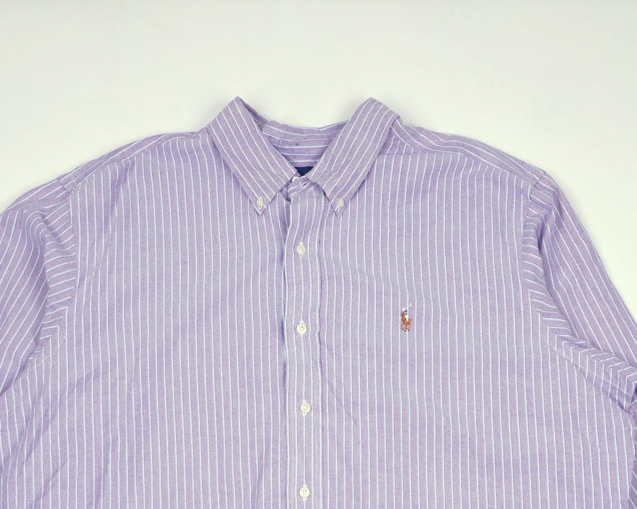 Ralph Lauren Purple Button-up Shirt XXL Cotton