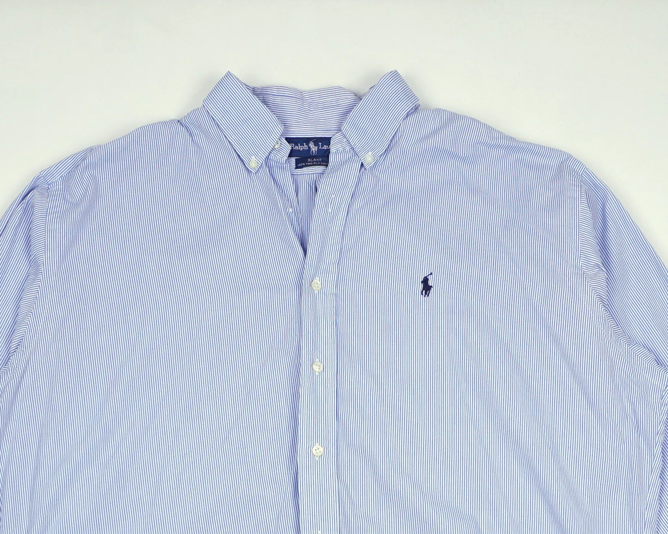 Ralph Lauren Blue Button-up Shirt XL Cotton
