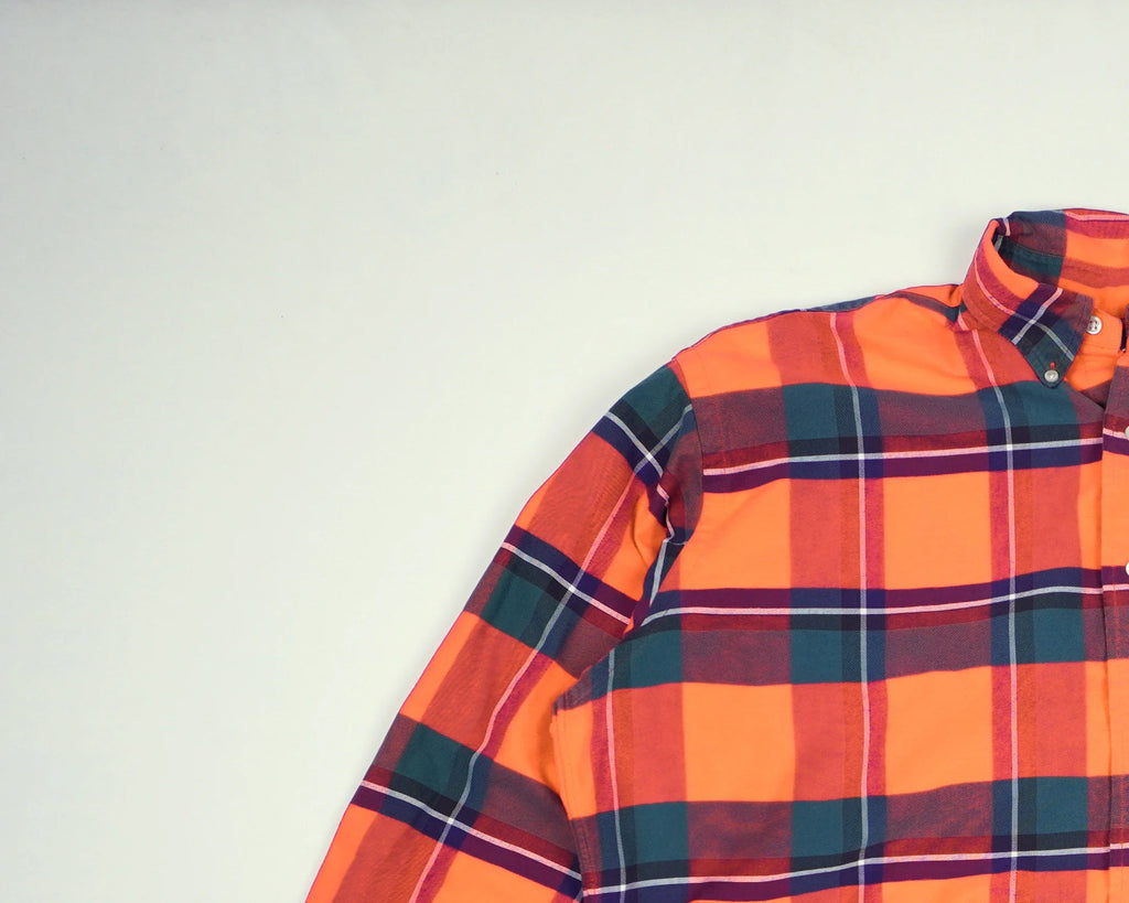 Ralph Lauren Orange Button-up Shirt XXL Cotton