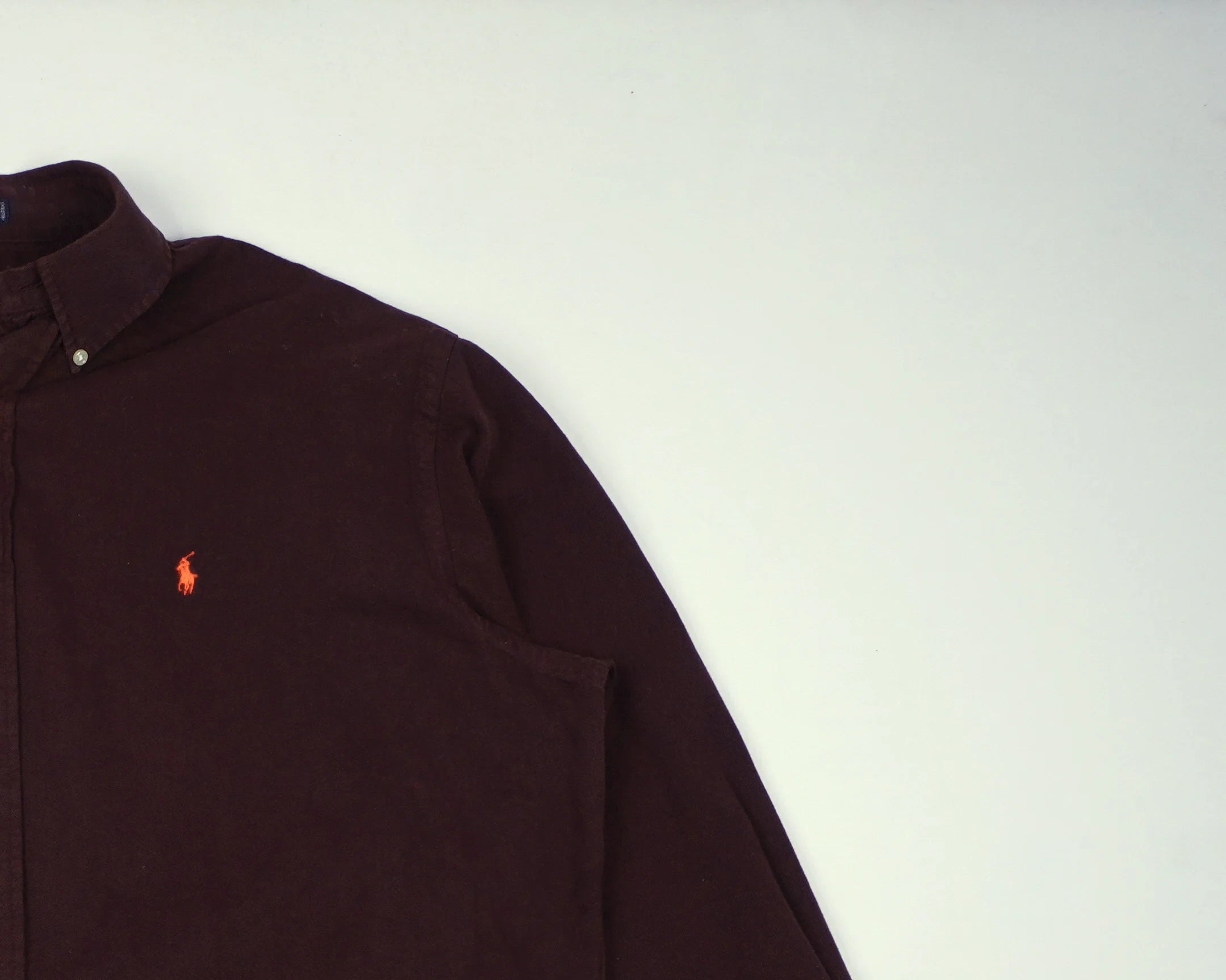 Ralph Lauren Brown Button-up Shirt XXL Cotton