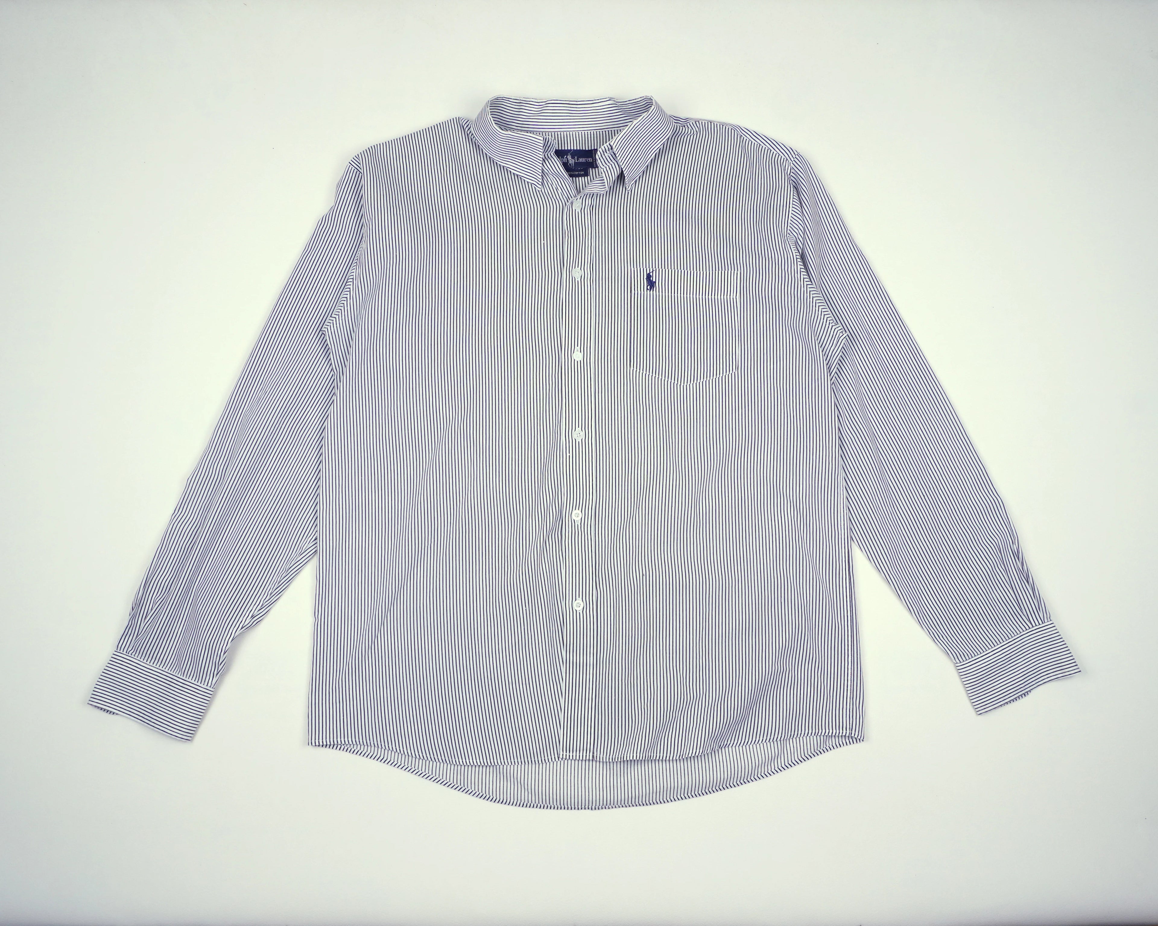 Ralph Lauren Blue Button-down Shirt L Cotton