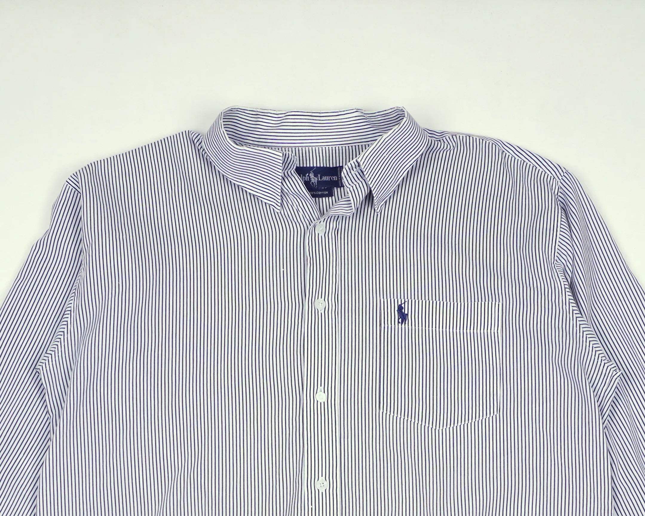 Ralph Lauren Blue Button-down Shirt L Cotton