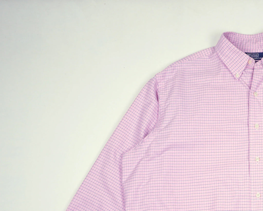 Ralph Lauren Pink Button-up Shirt XXL Cotton