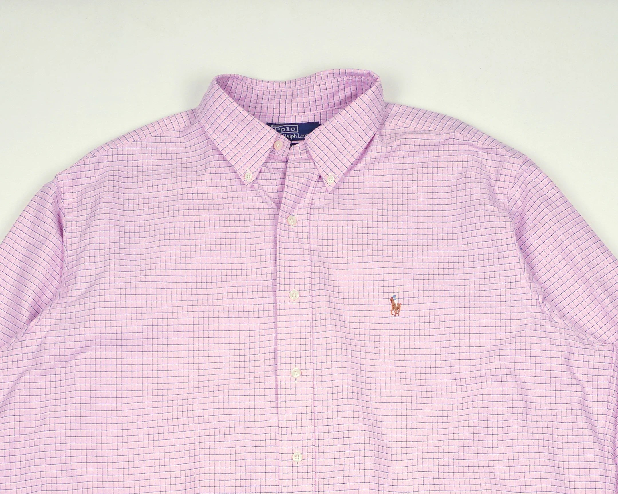 Ralph Lauren Pink Button-up Shirt XXL Cotton