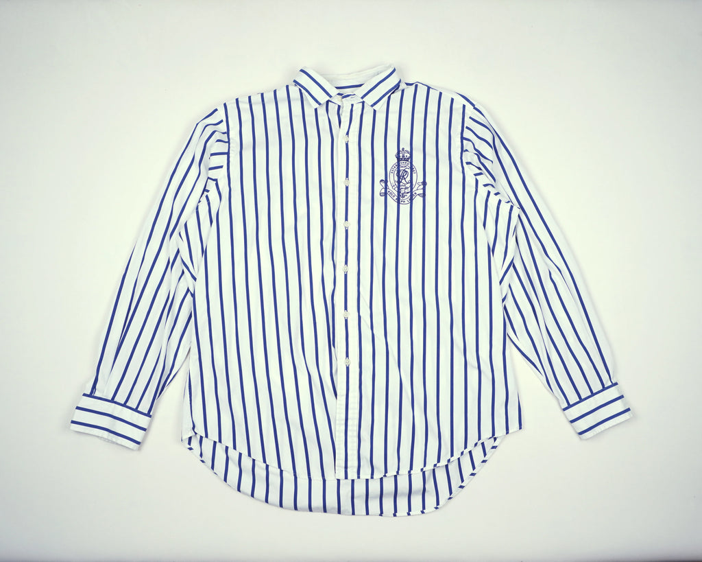 Ralph Lauren White Button-up Shirt XL Cotton