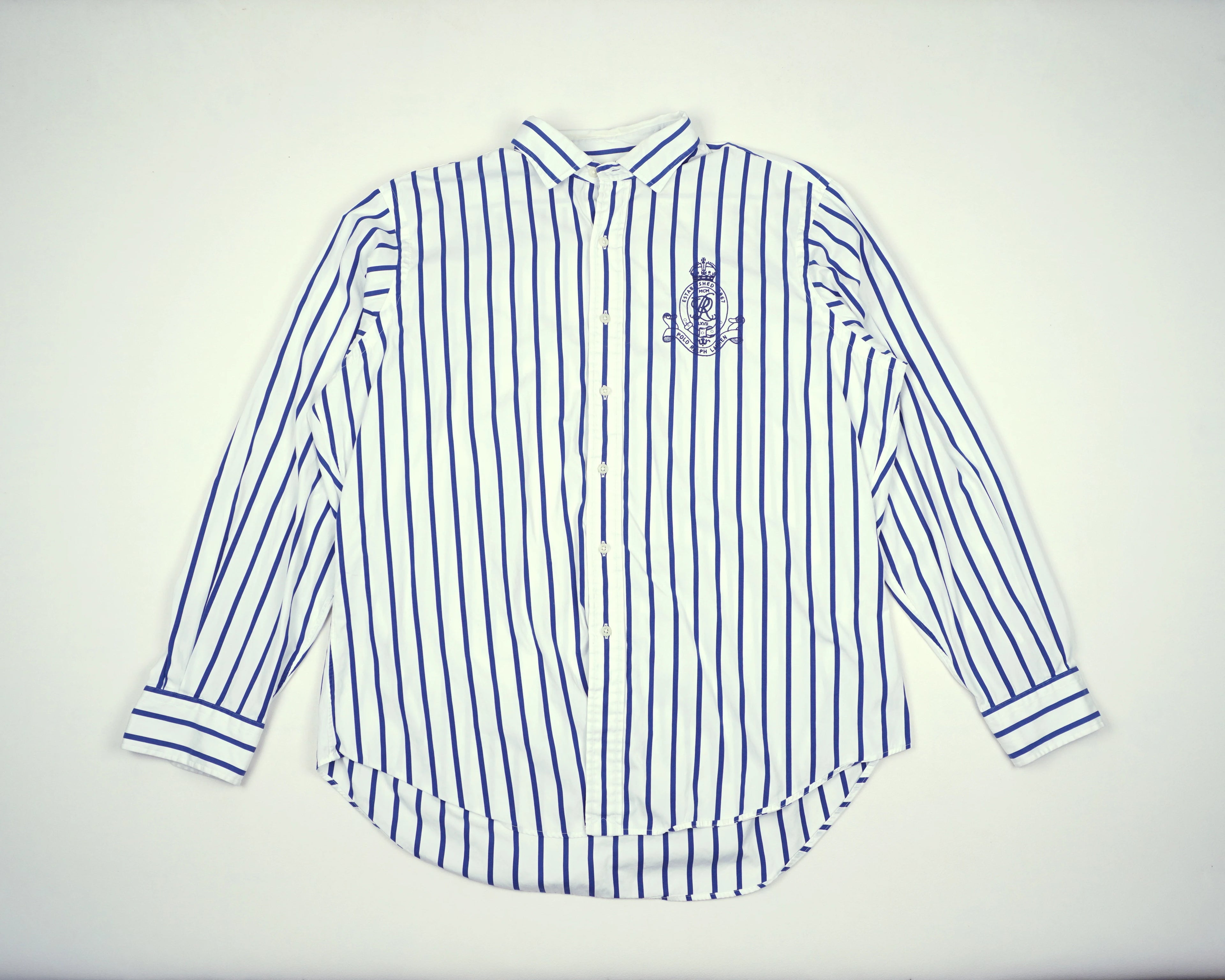 Ralph Lauren White Button-up Shirt XL Cotton