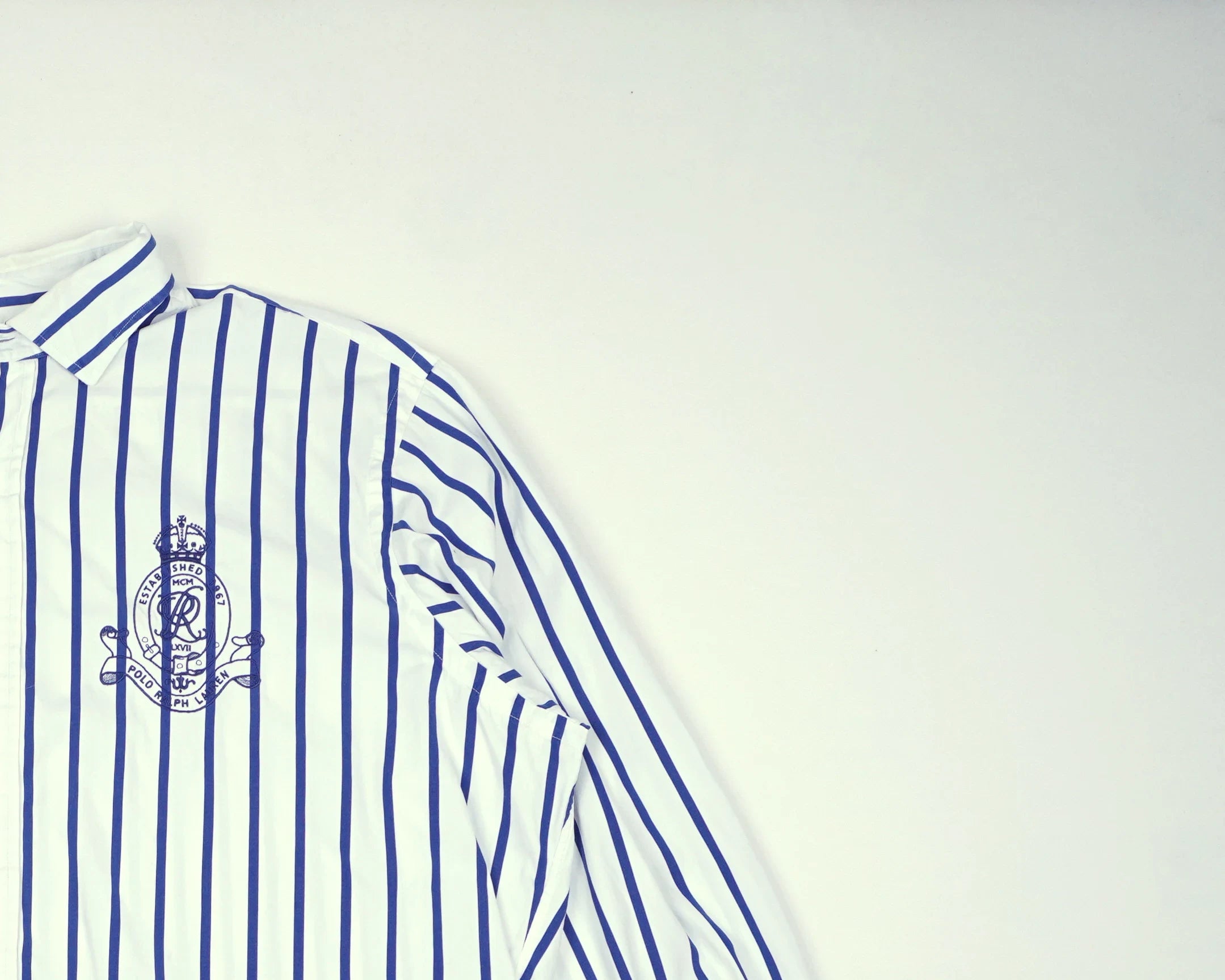 Ralph Lauren White Button-up Shirt XL Cotton