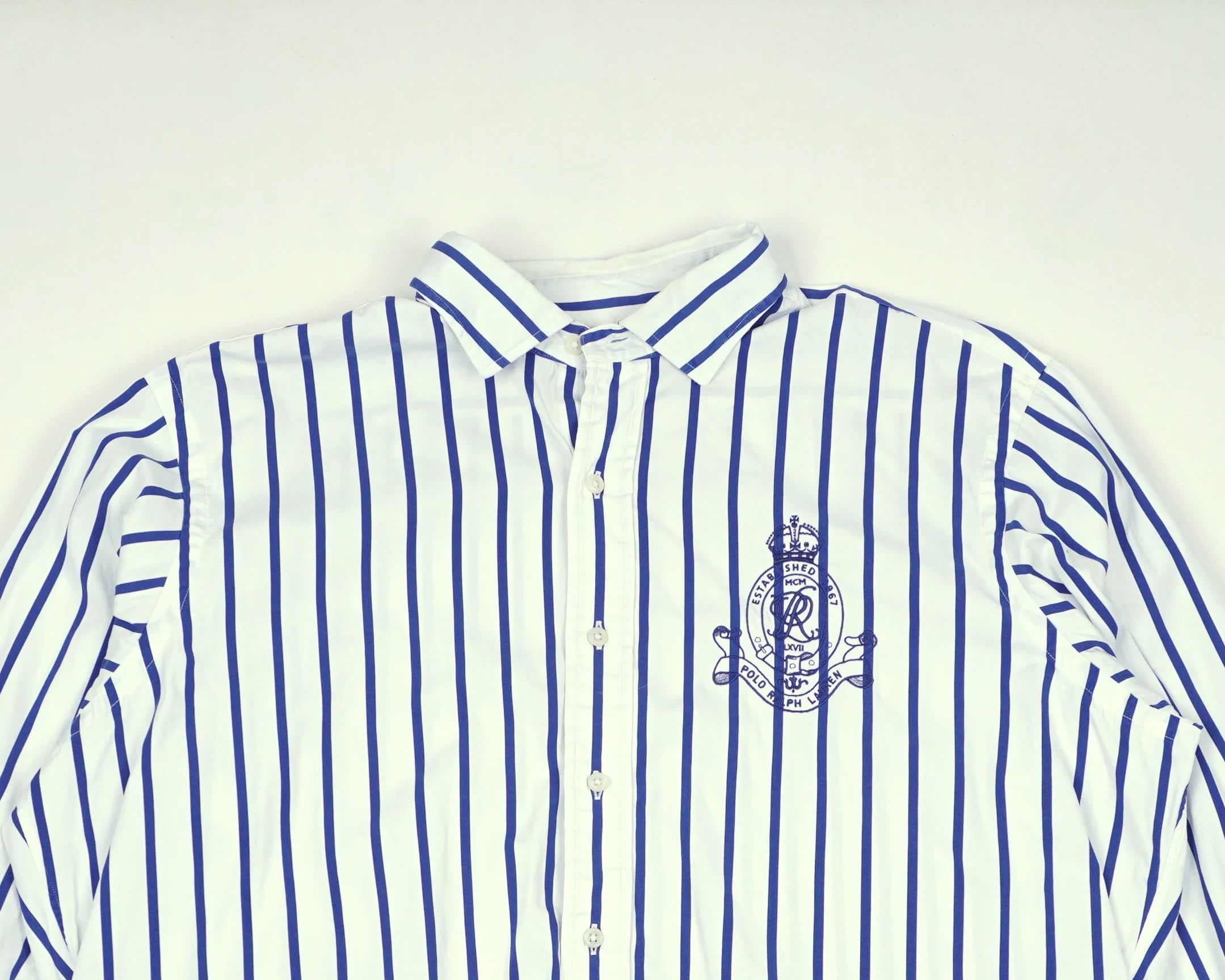 Ralph Lauren White Button-up Shirt XL Cotton