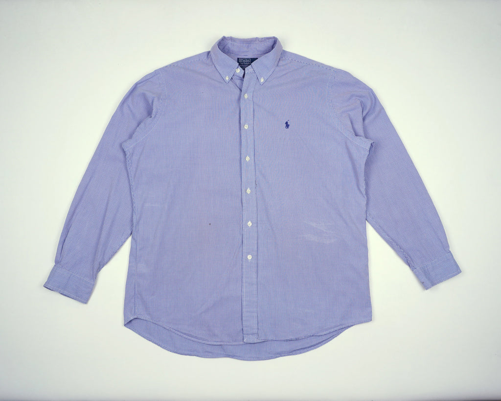 Ralph Lauren Blue Button-up Shirt XL Cotton