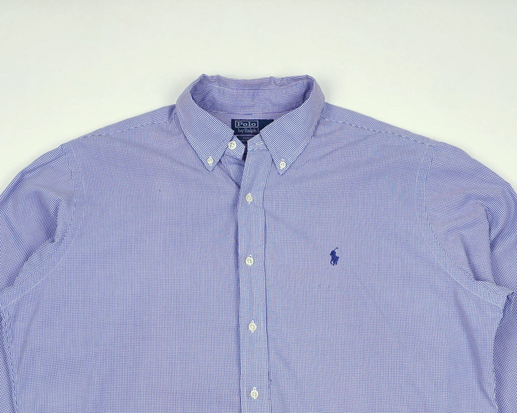 Ralph Lauren Blue Button-up Shirt XL Cotton