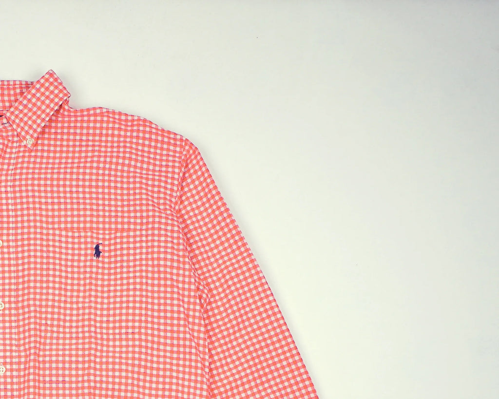 Ralph Lauren Red Shirt L Cotton