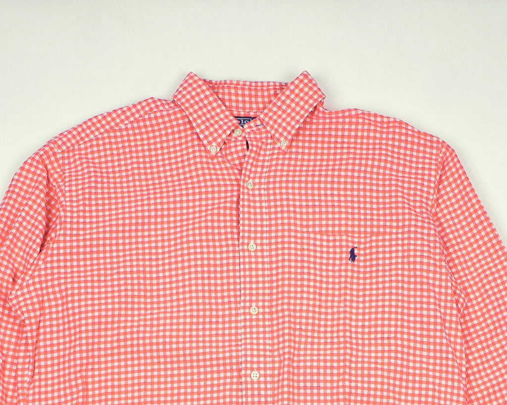 Ralph Lauren Red Shirt L Cotton