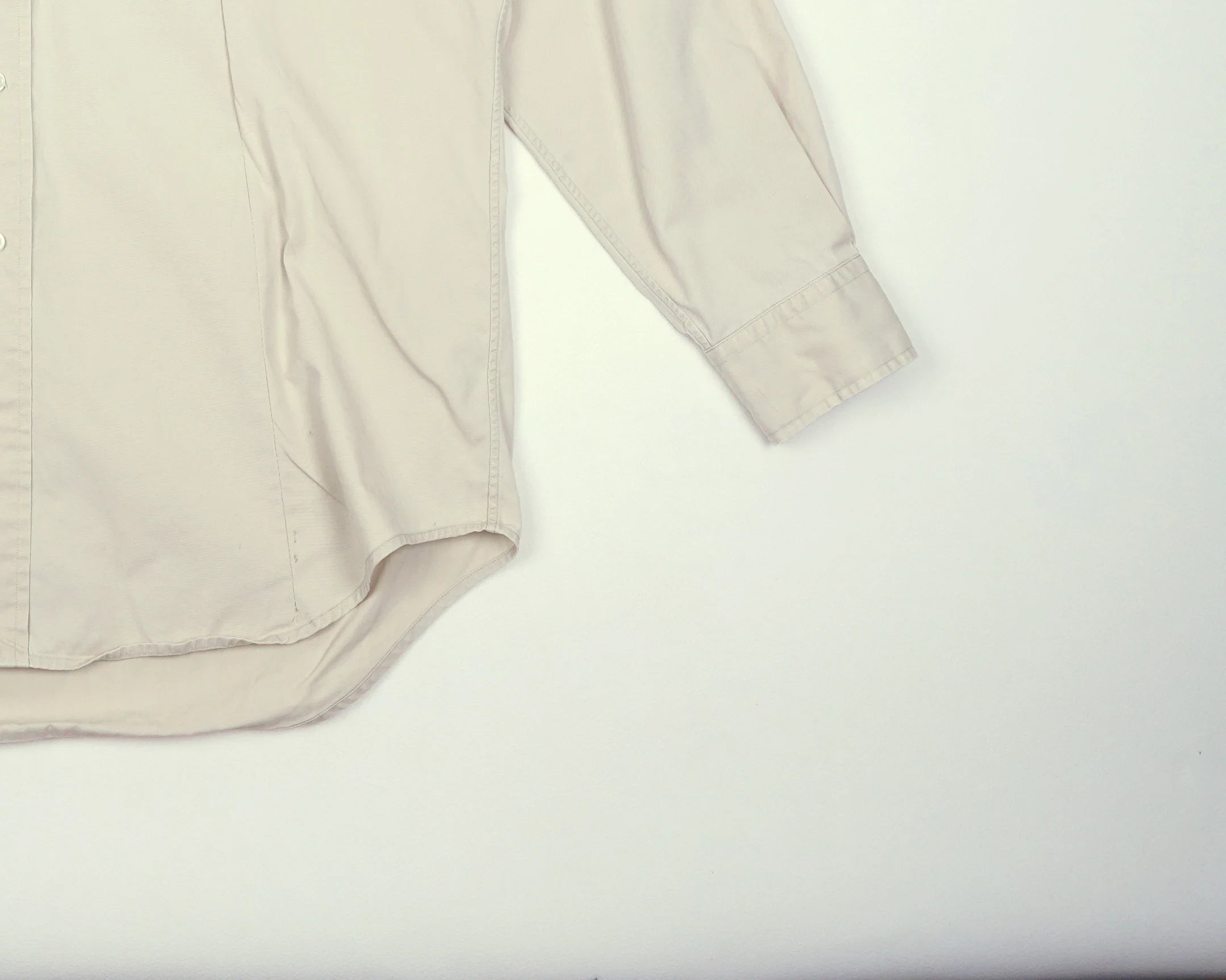 Ralph Lauren Beige Long Sleeve Shirt L Cotton