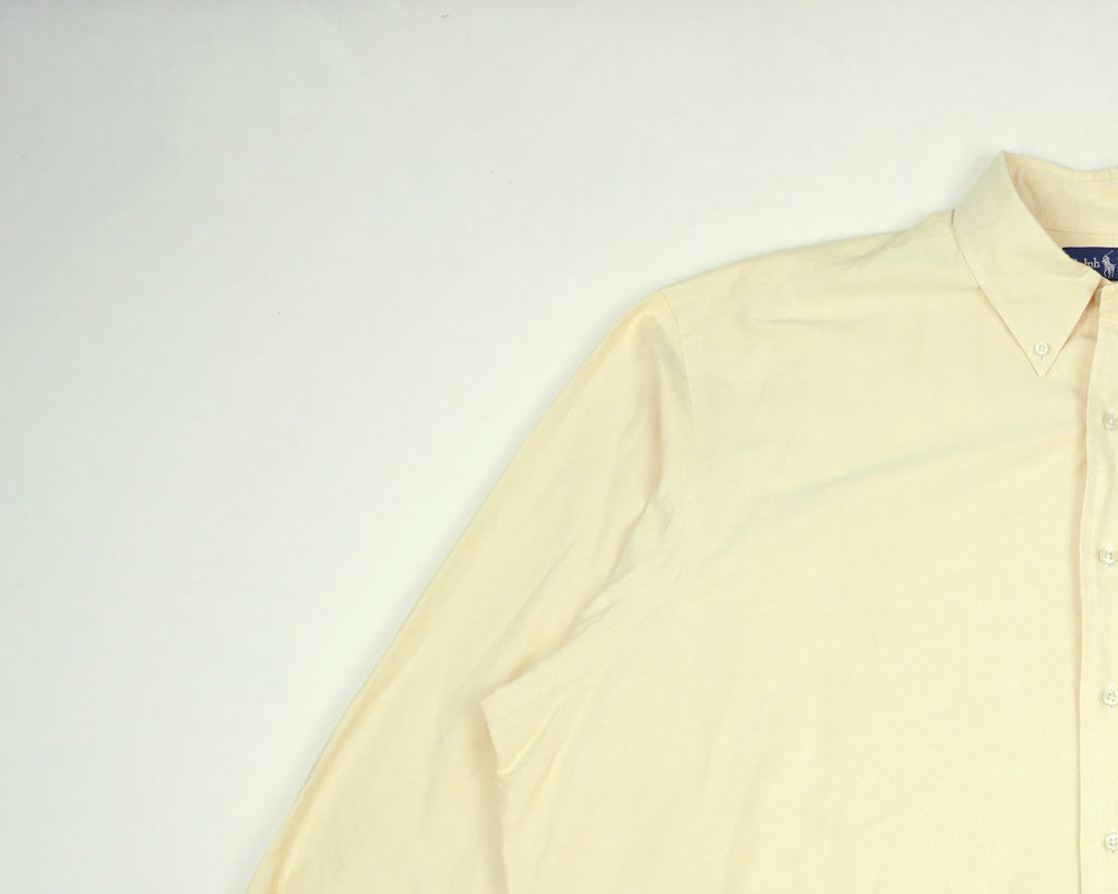 Ralph Lauren Beige Button-up Shirt XXL Cotton