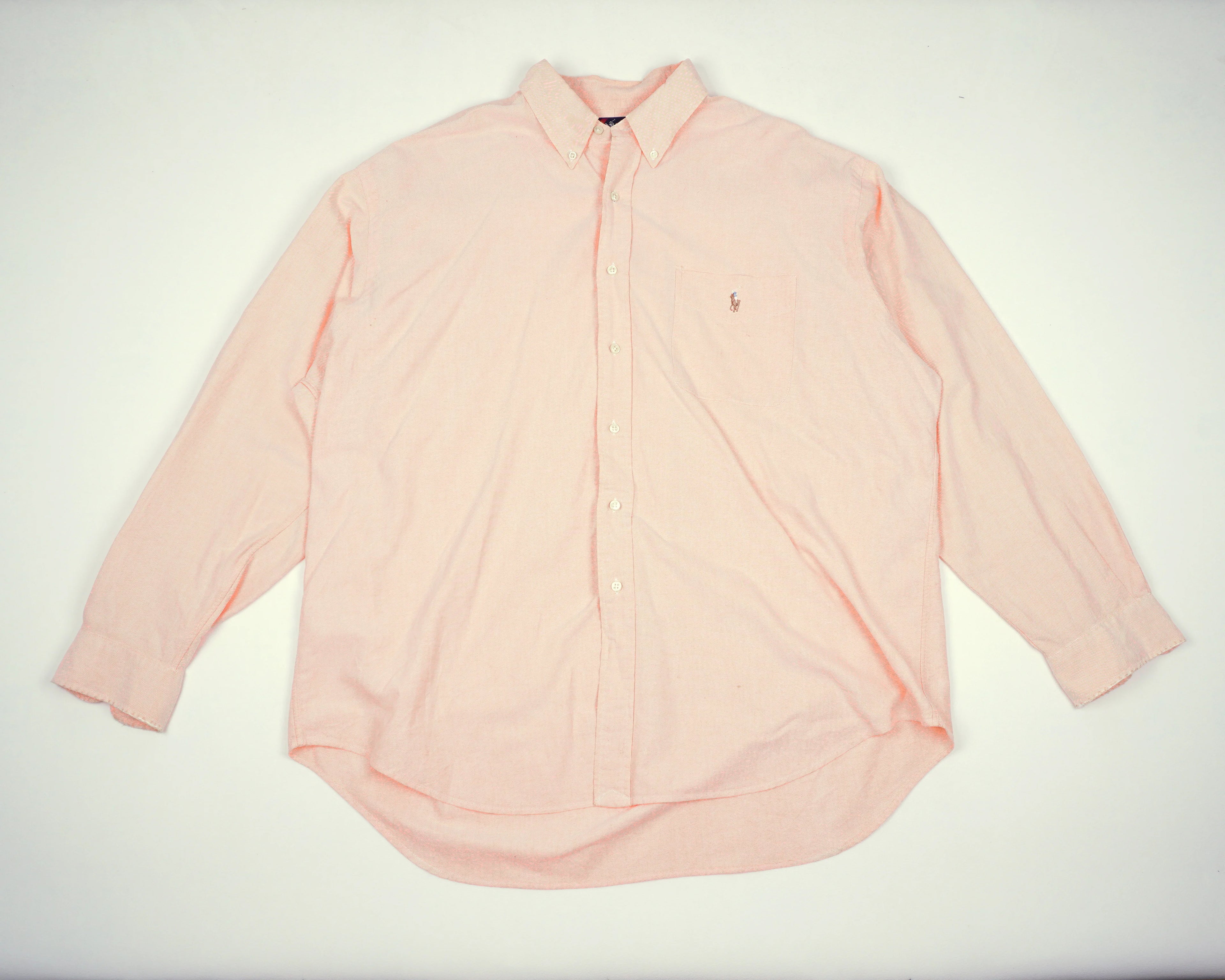 Ralph Lauren Pink Button-up Shirt XXL Cotton