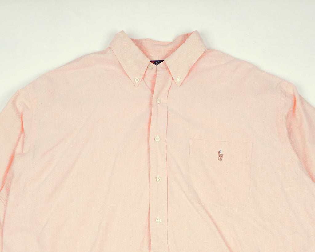 Ralph Lauren Pink Button-up Shirt XXL Cotton