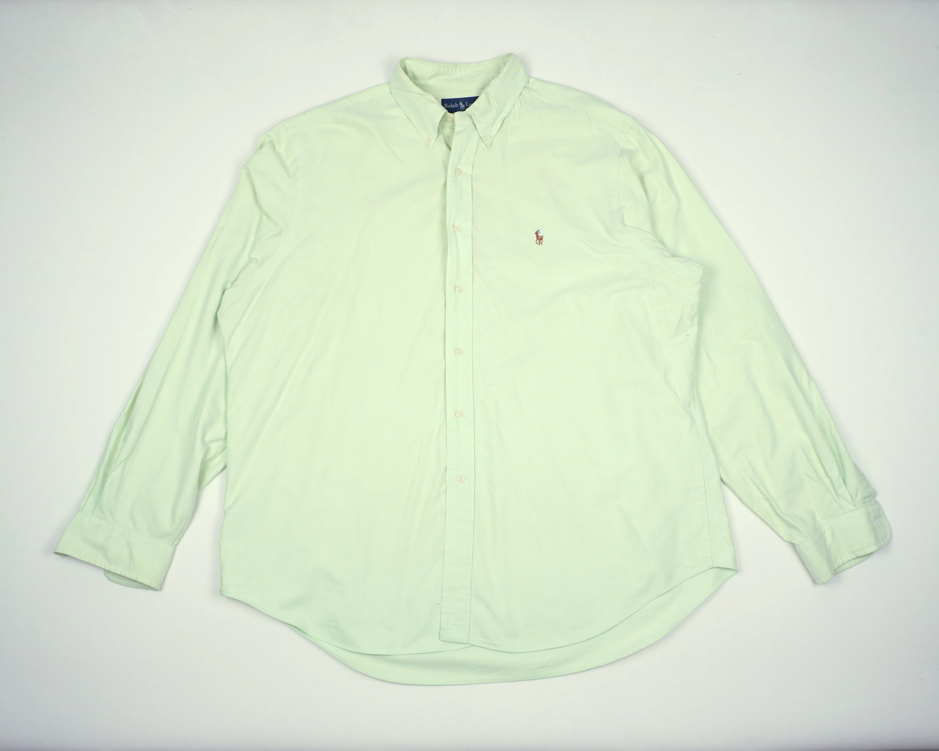 Ralph Lauren Green Button-up Shirt XXL Cotton