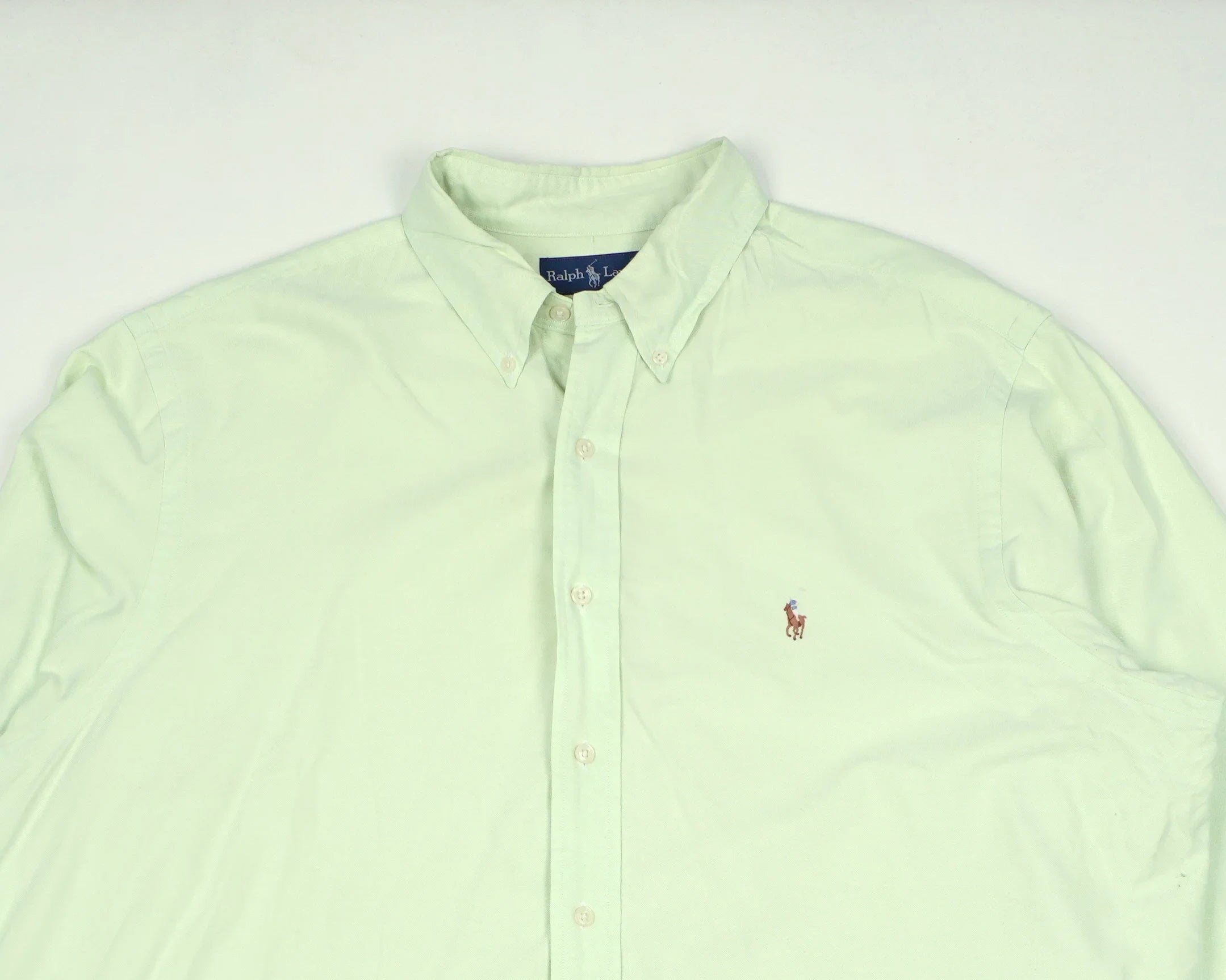 Ralph Lauren Green Button-up Shirt XXL Cotton