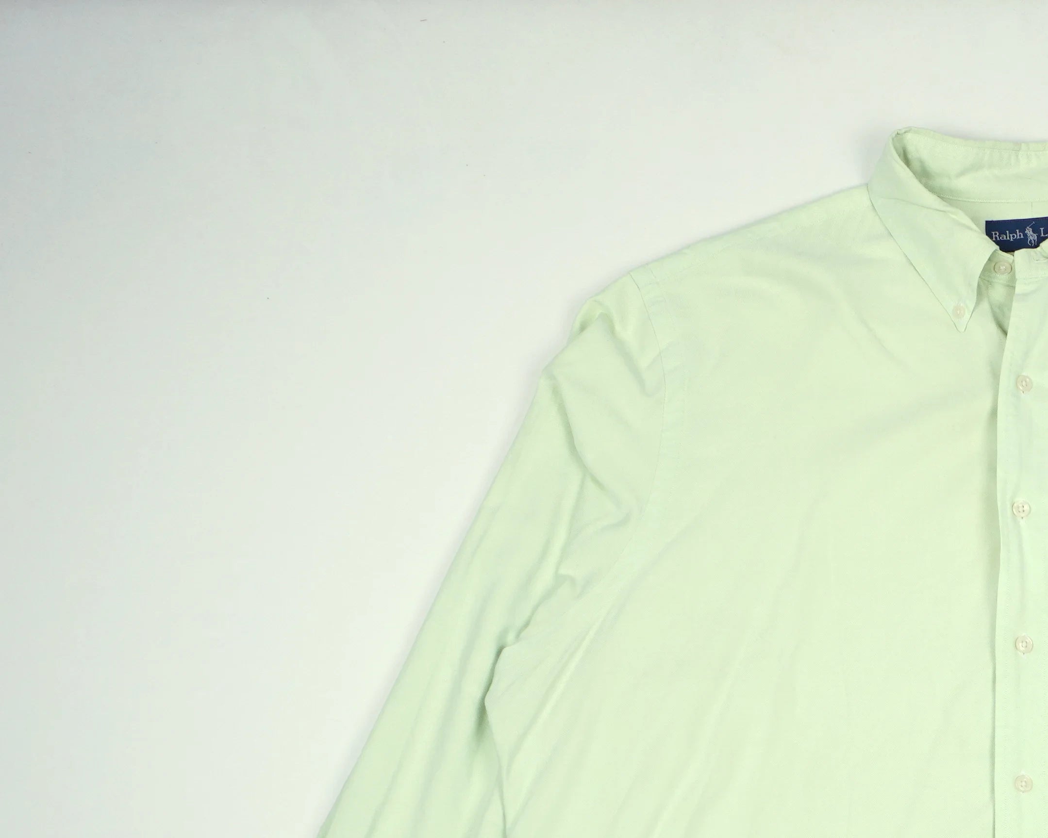 Ralph Lauren Green Button-up Shirt XXL Cotton