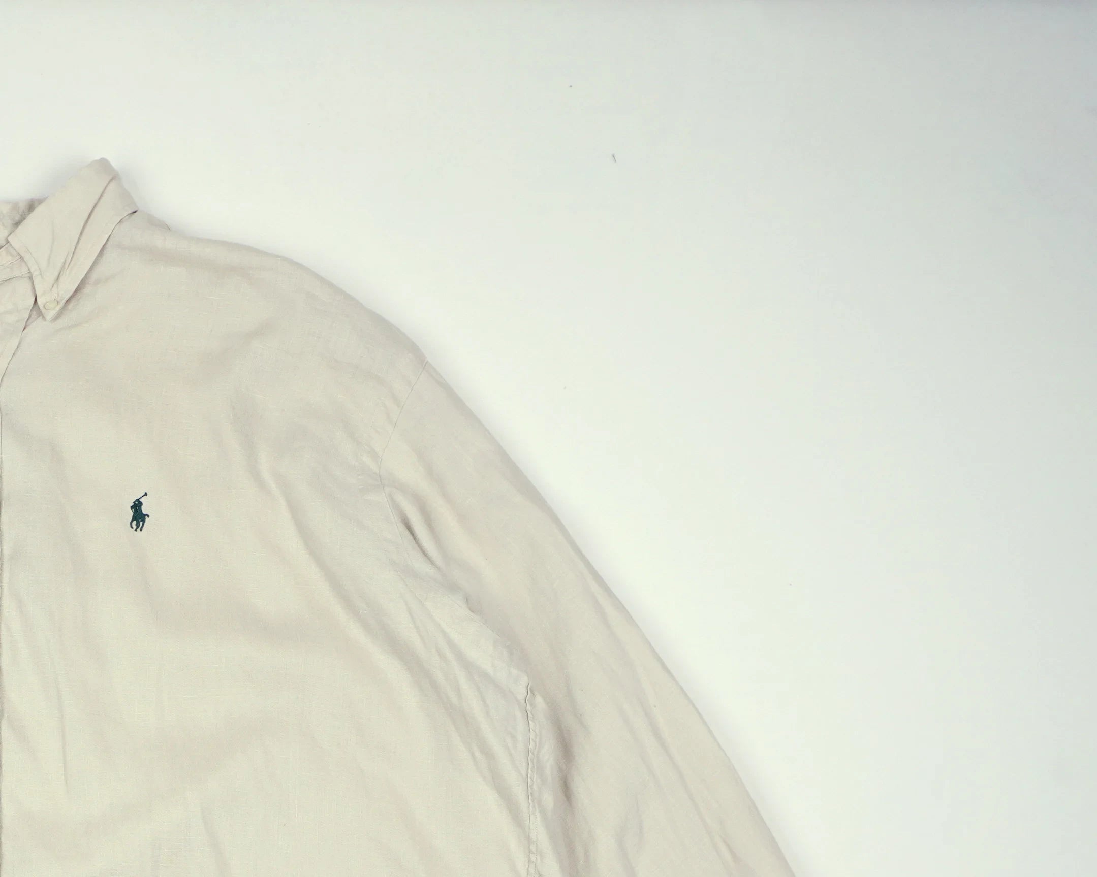 Ralph Lauren Beige Button-up Shirt XXL Cotton