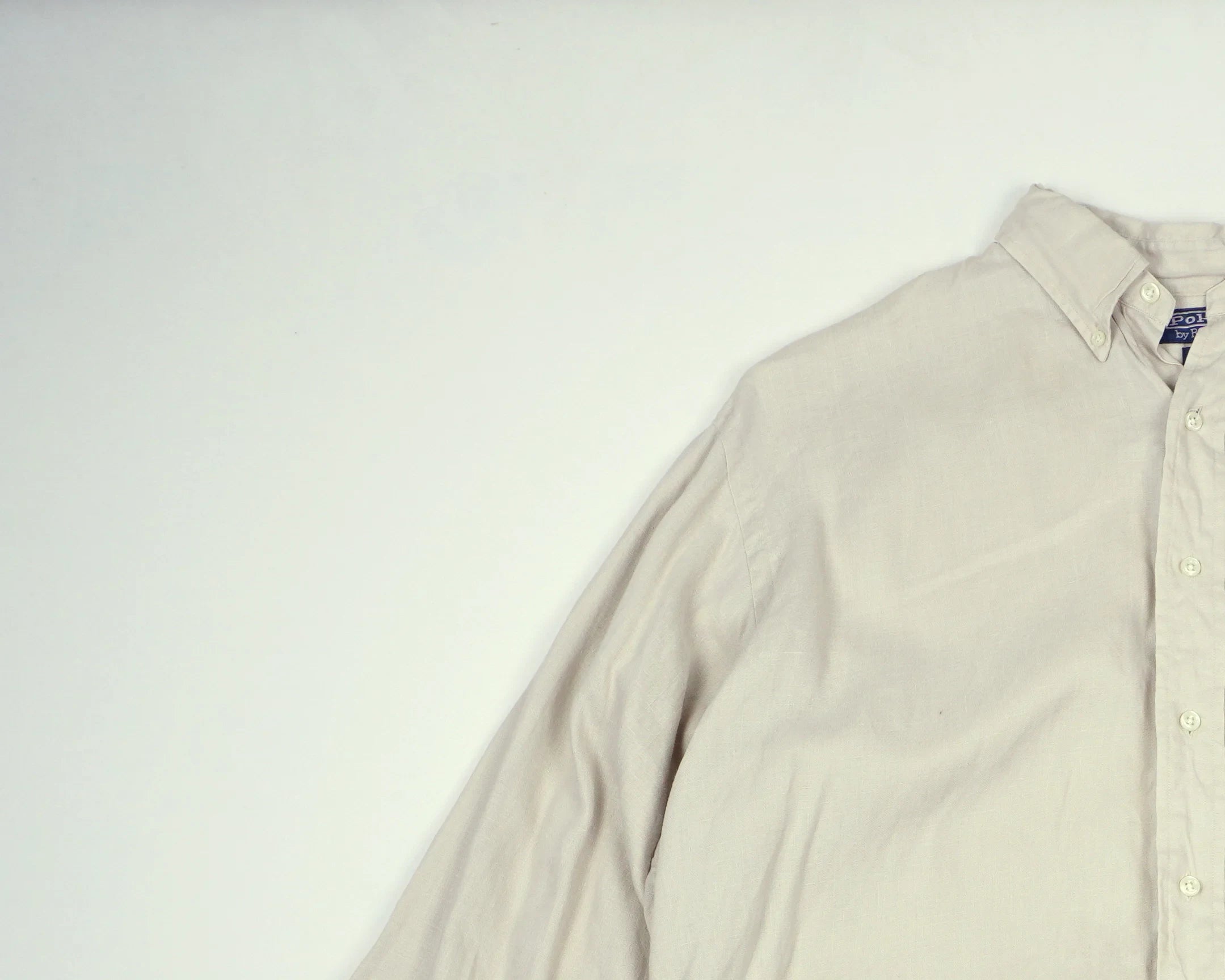 Ralph Lauren Beige Button-up Shirt XXL Cotton