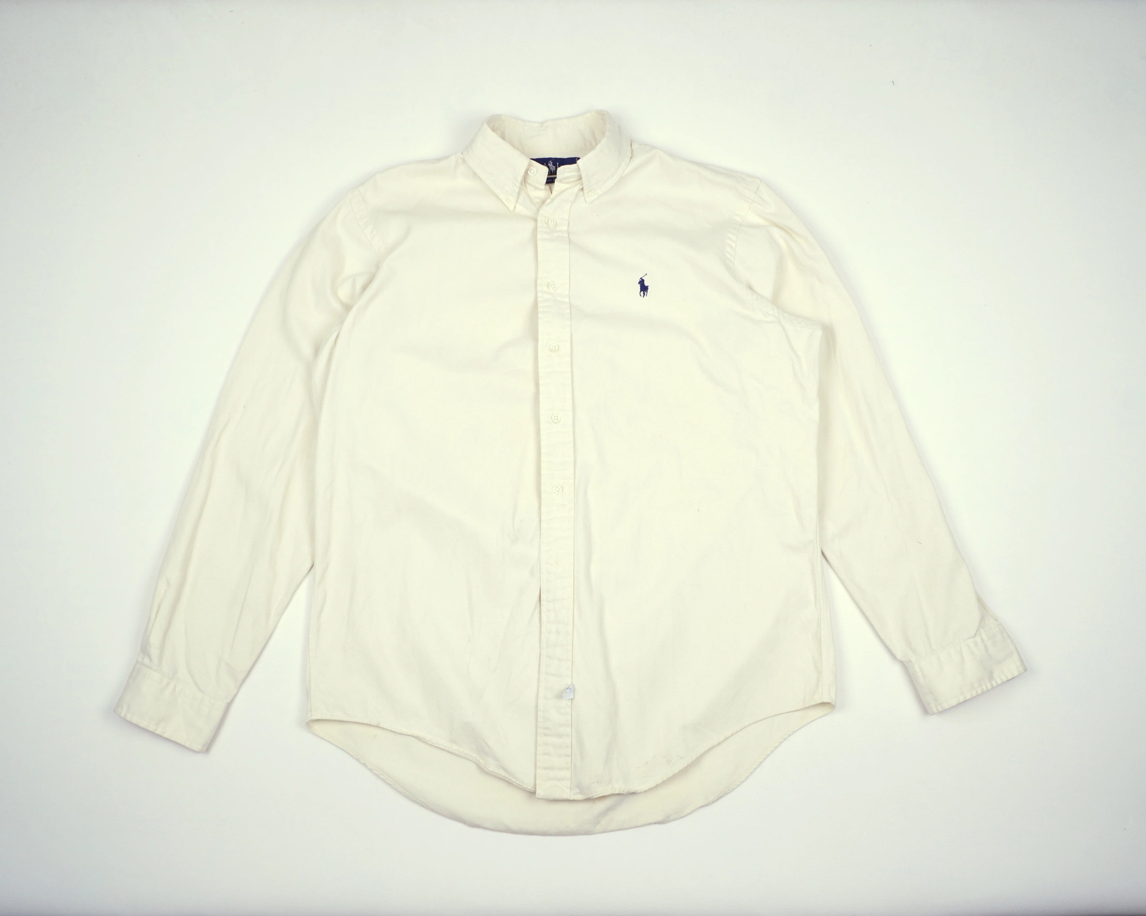 Polo Ralph Lauren White Button-up Shirt L Cotton