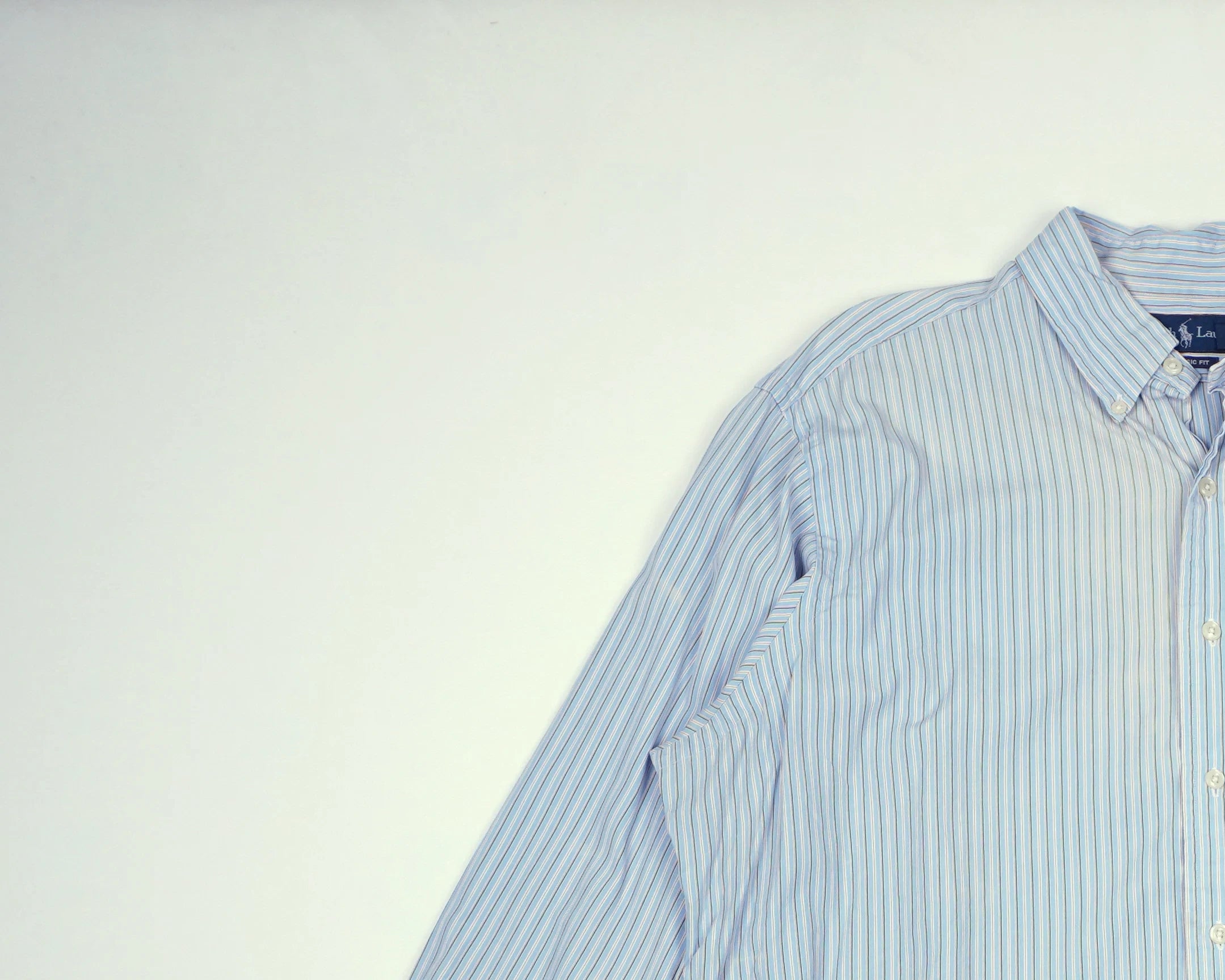 Ralph Lauren Blue Button-up Shirt L Cotton