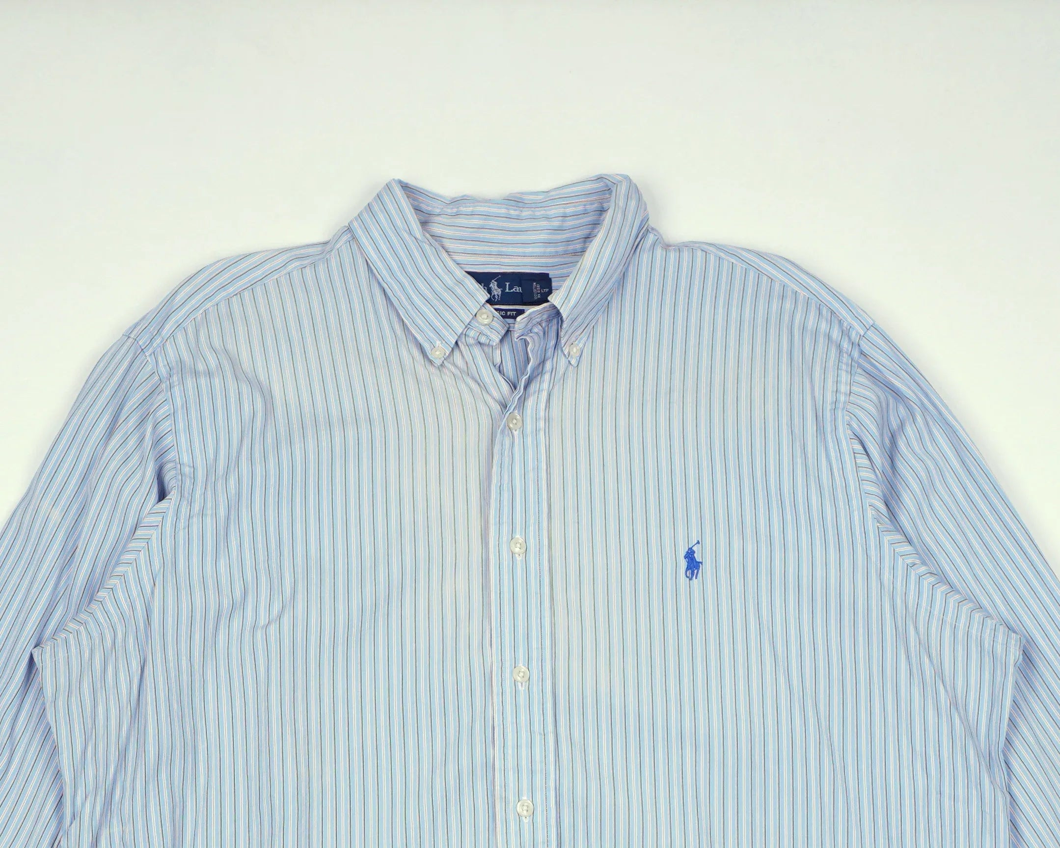 Ralph Lauren Blue Button-up Shirt L Cotton