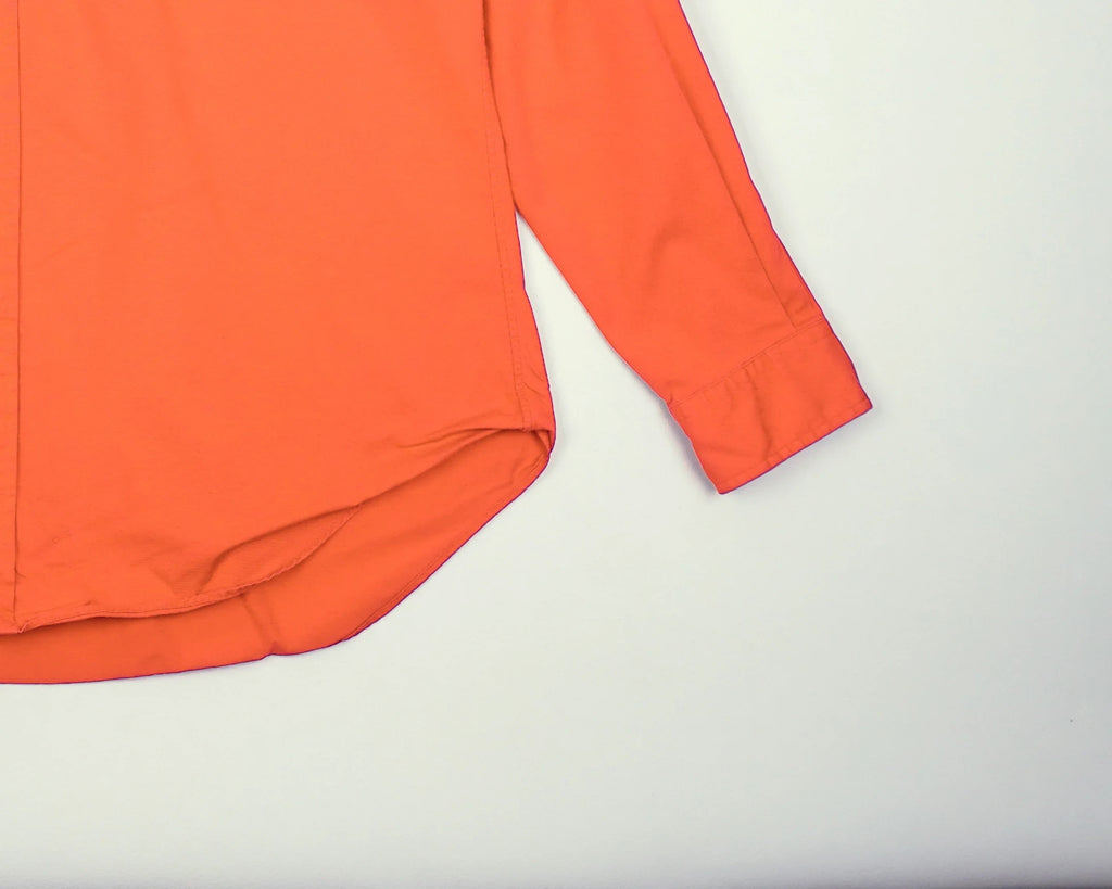 Ralph Lauren Orange Button-up Shirt L Cotton