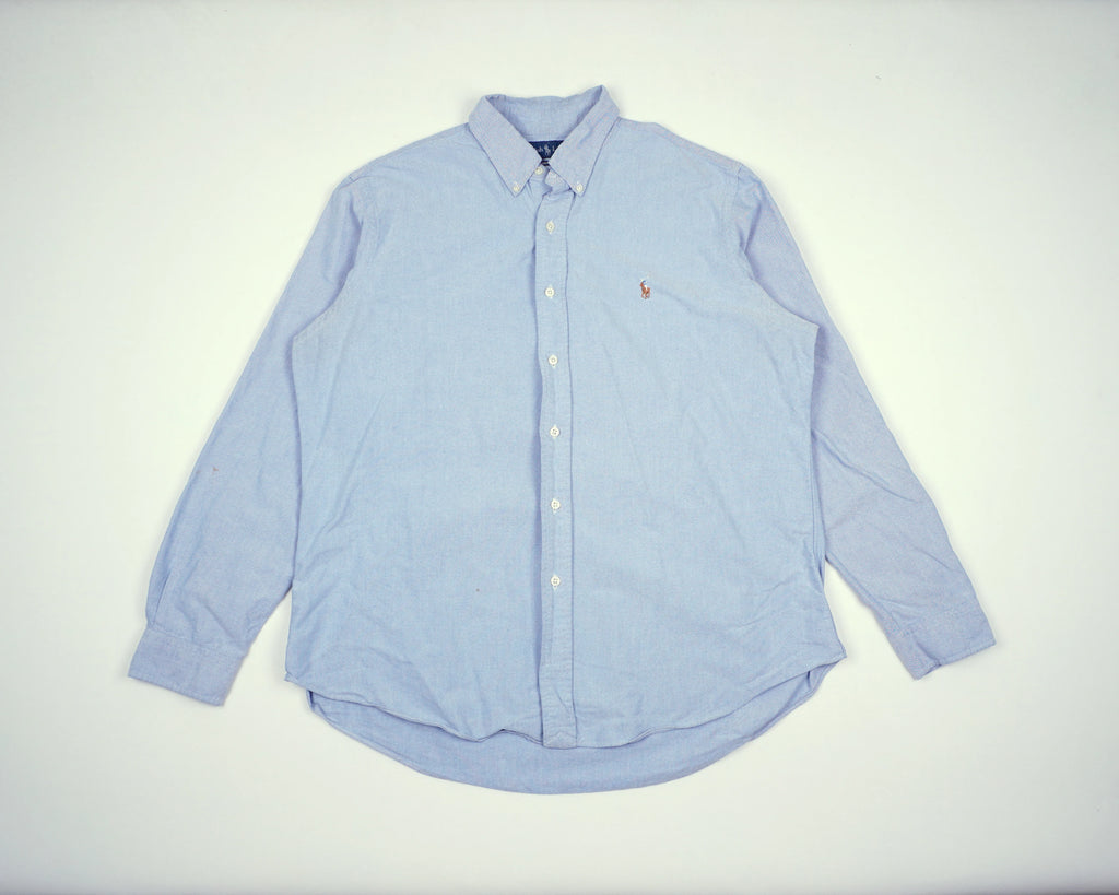 Ralph Lauren Blue Button-up Shirt XL Cotton