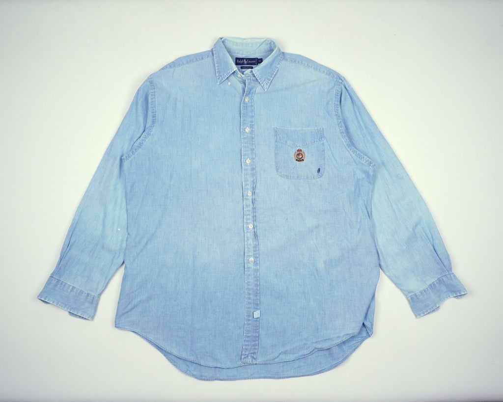 Ralph Lauren Blue Button-up Shirt XL Denim