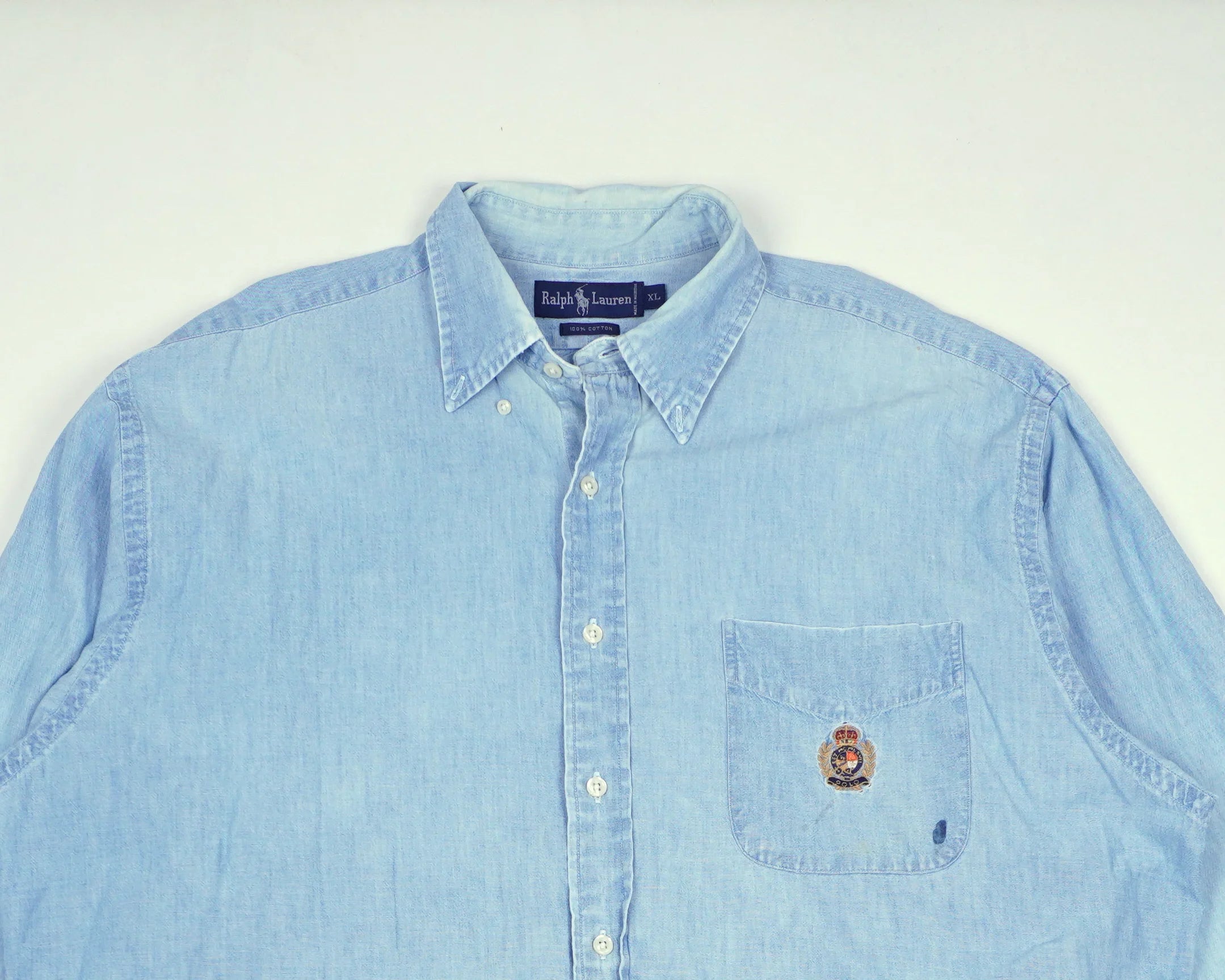 Ralph Lauren Blue Button-up Shirt XL Denim