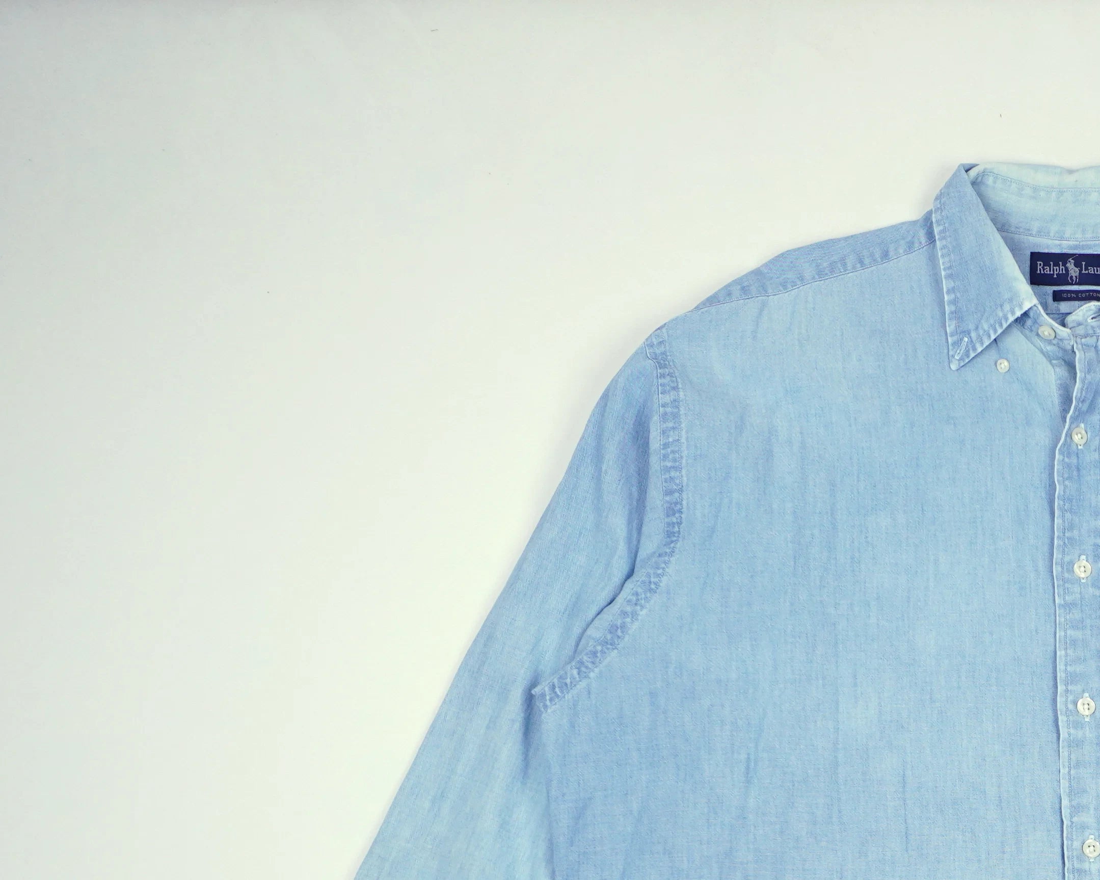 Ralph Lauren Blue Button-up Shirt XL Denim