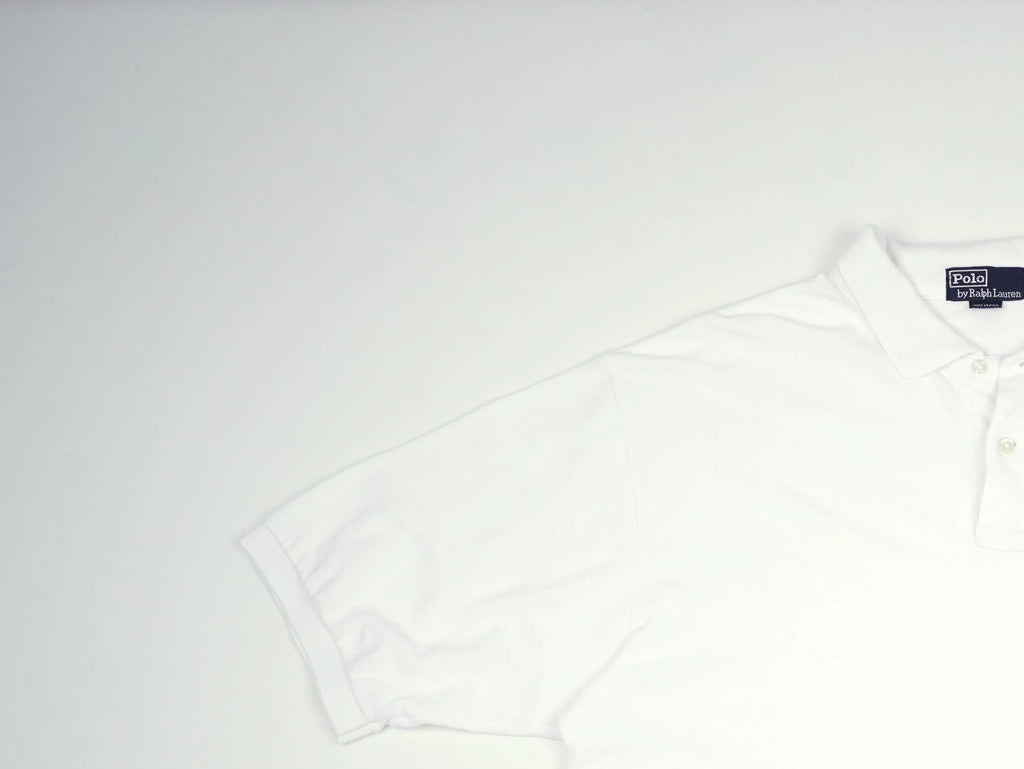 Ralph Lauren White Polo Shirt Cotton