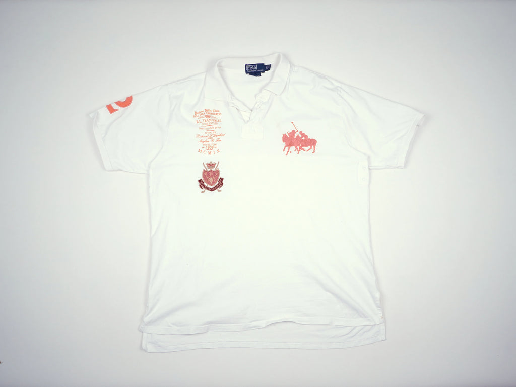 Ralph Lauren White Polo Shirt Cotton
