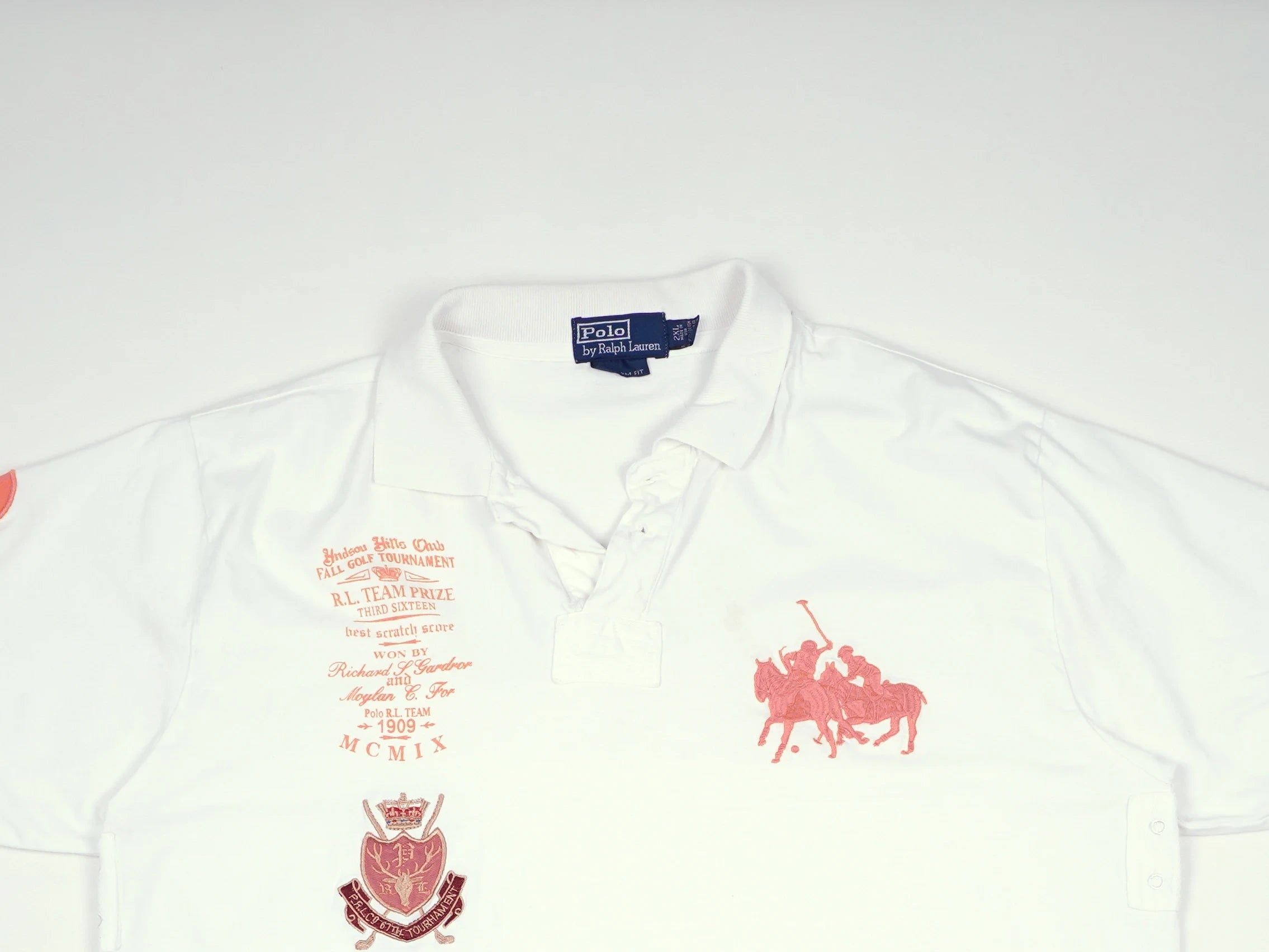 Ralph Lauren White Polo Shirt Cotton