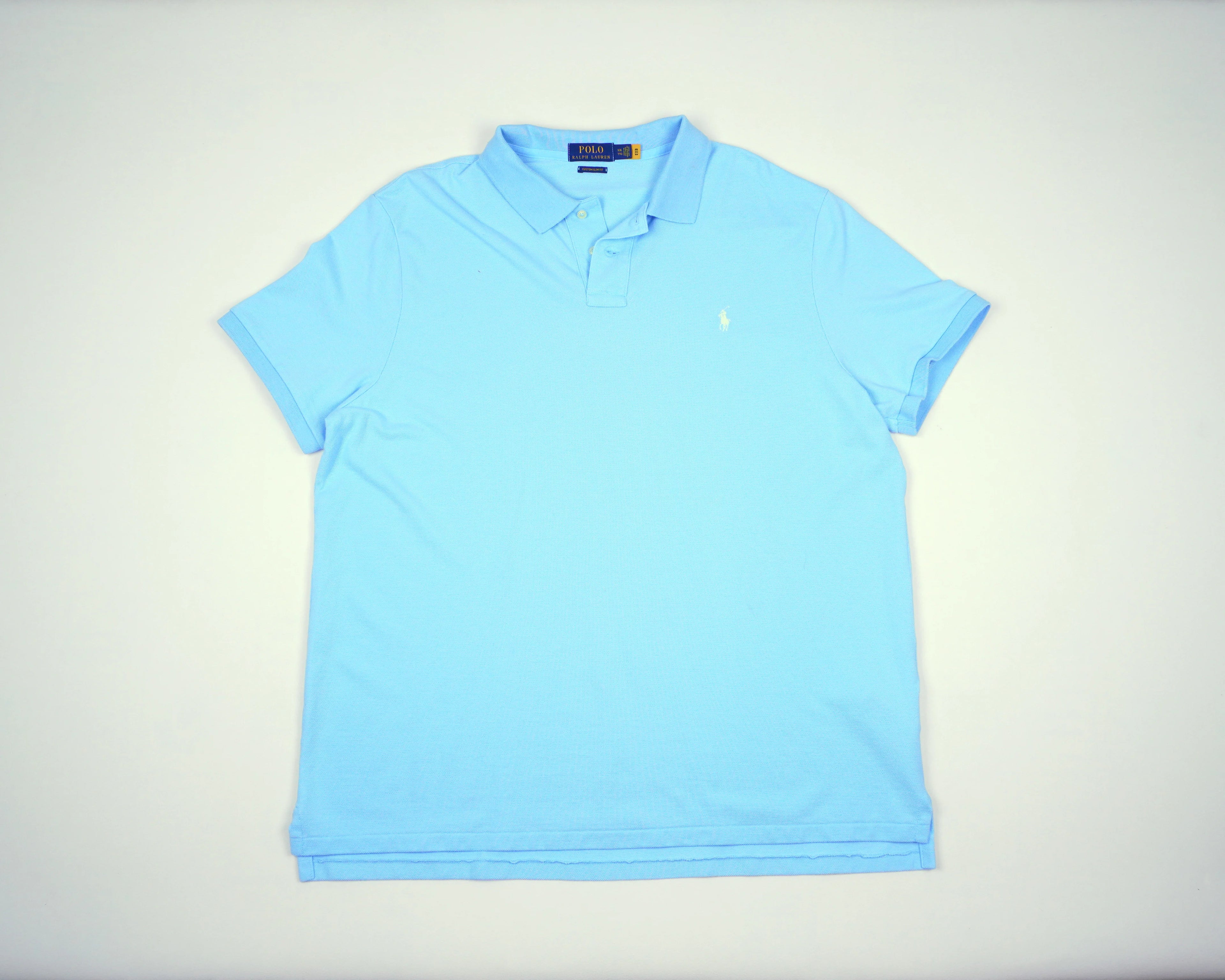 Ralph Lauren Blue Polo Shirt Cotton