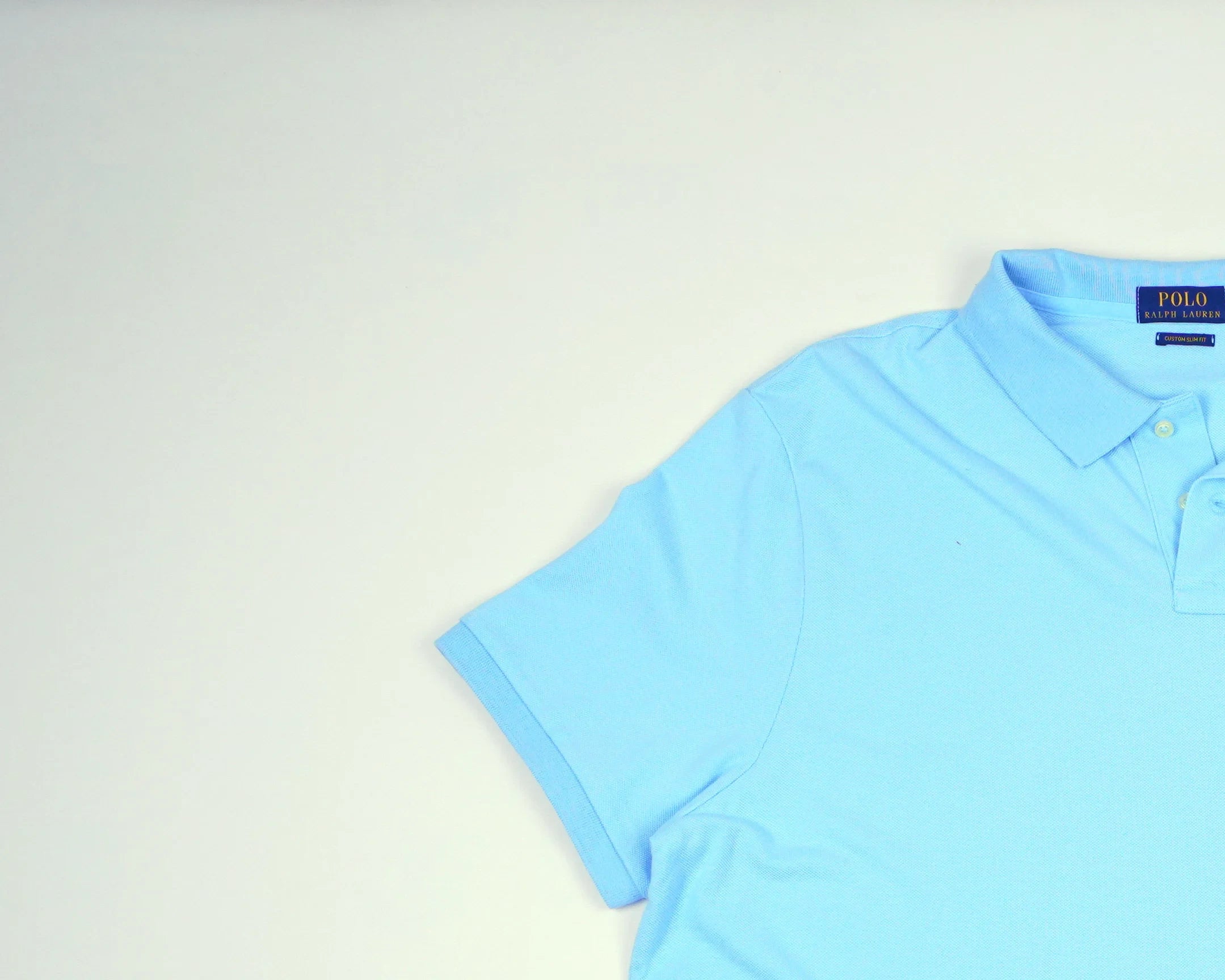 Ralph Lauren Blue Polo Shirt Cotton