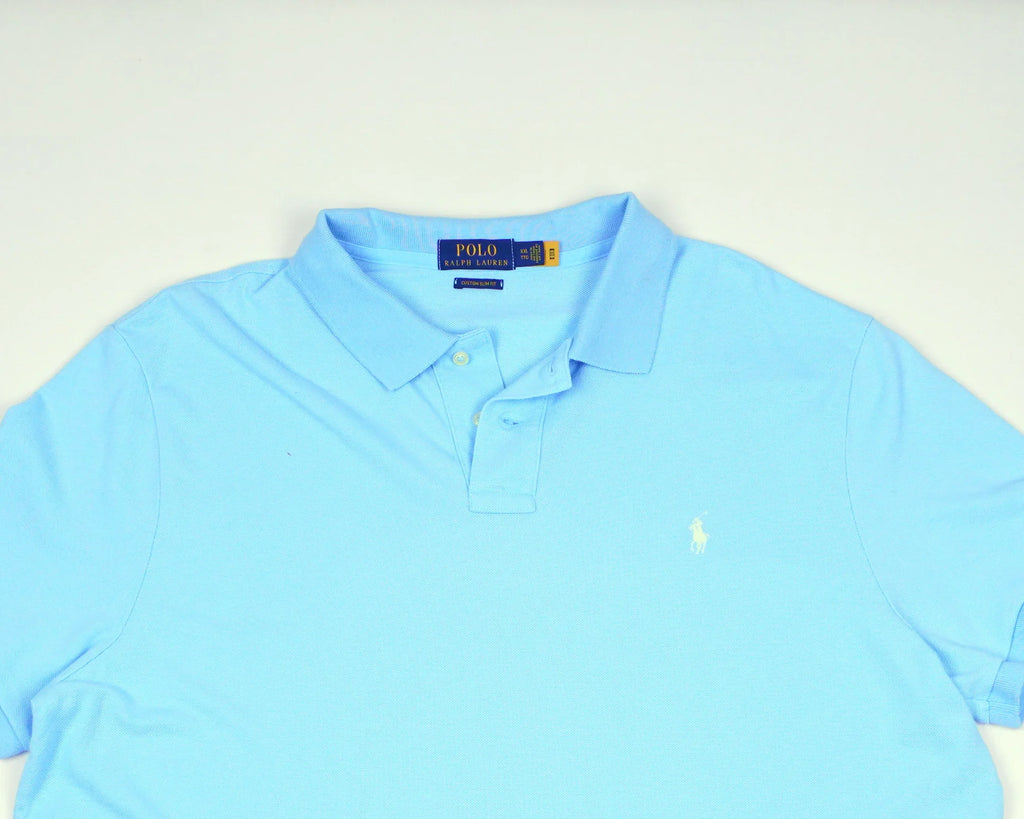 Ralph Lauren Blue Polo Shirt Cotton