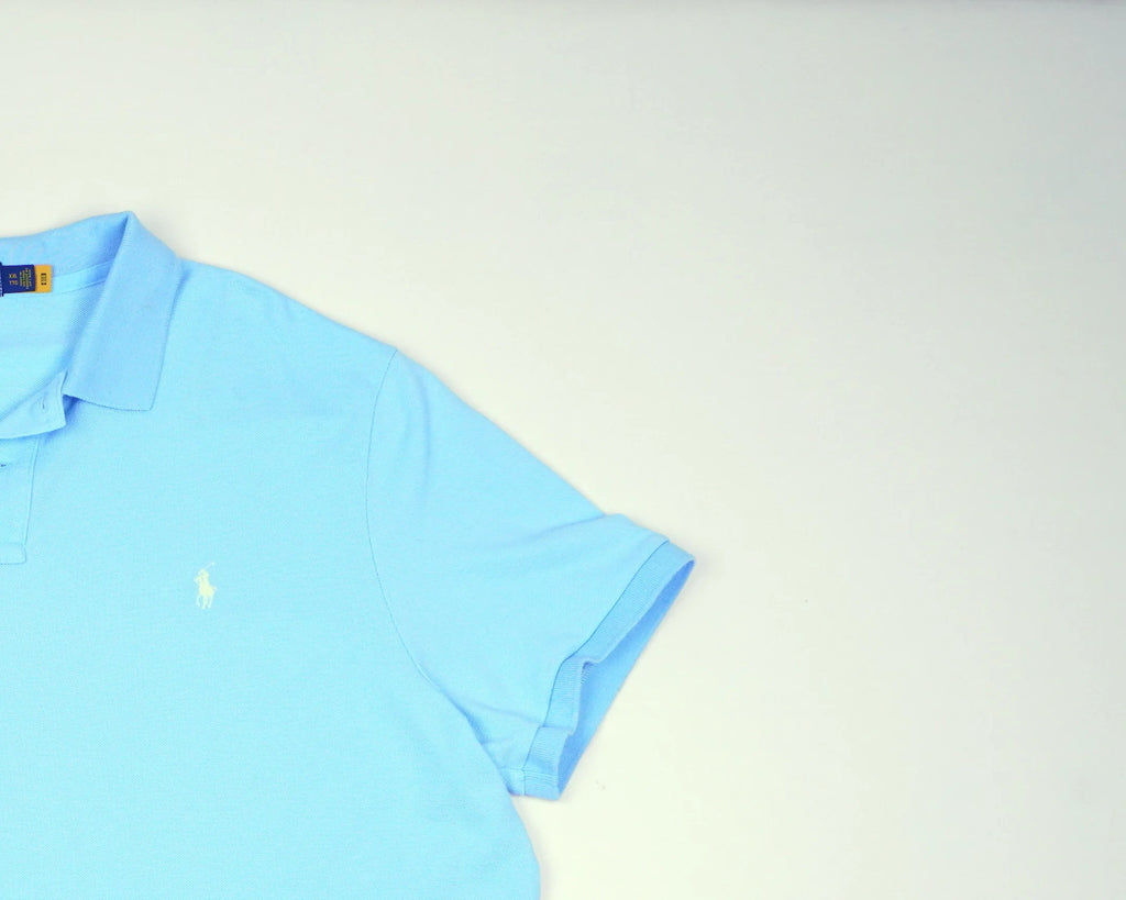 Ralph Lauren Blue Polo Shirt Cotton
